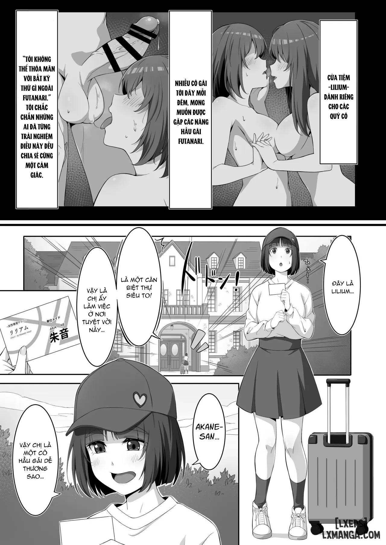 HentaiVN.net - Ảnh 3 - Futanari Maid no Milk Houshi - Oneshot
