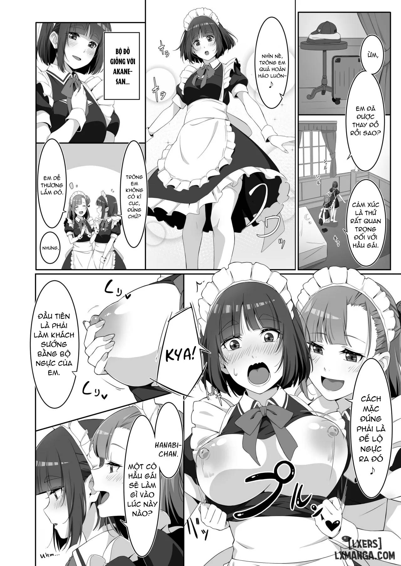 HentaiVN.net - Ảnh 6 - Futanari Maid no Milk Houshi - Oneshot