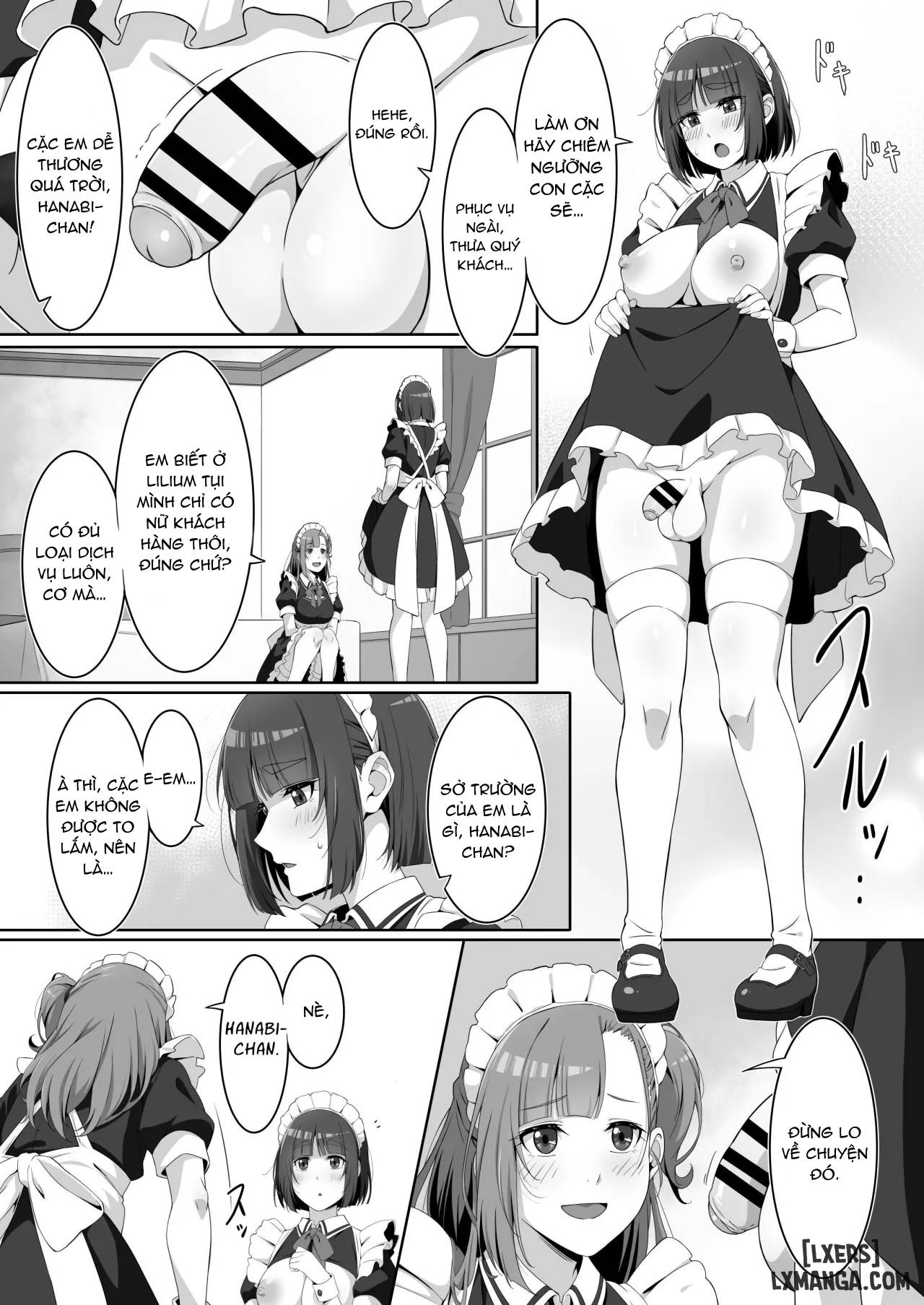 HentaiVN.net - Ảnh 7 - Futanari Maid no Milk Houshi - Oneshot
