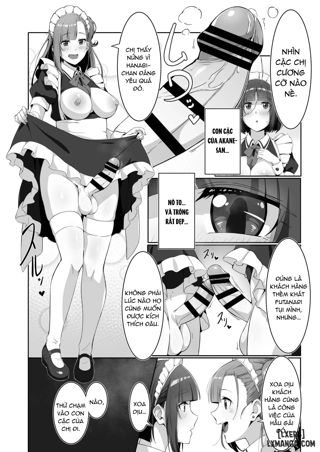 HentaiVN.net - Ảnh 8 - Futanari Maid no Milk Houshi - Oneshot
