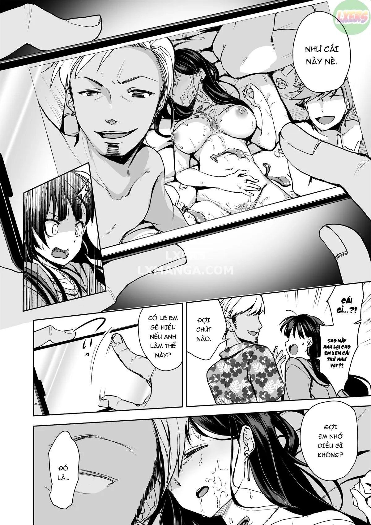 HentaiVN.net - Ảnh 9 - Disgraced Memories -Until His Beautiful Girlfriend Gives In- [Omoide Wa Yogosareru -Bijin Na Kanojo Ga Ochiru Made-] - Oneshot