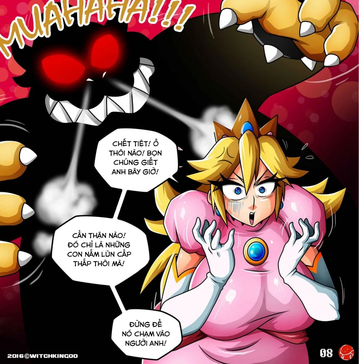 HentaiVN.net - Ảnh 10 - Princess Peach - Help Me Mario - Phần 1