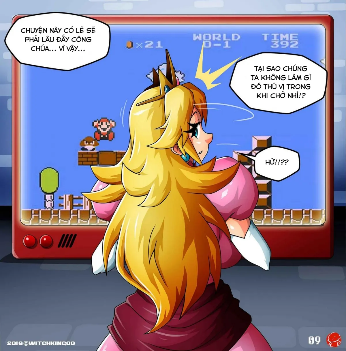 HentaiVN.net - Ảnh 11 - Princess Peach - Help Me Mario - Phần 1
