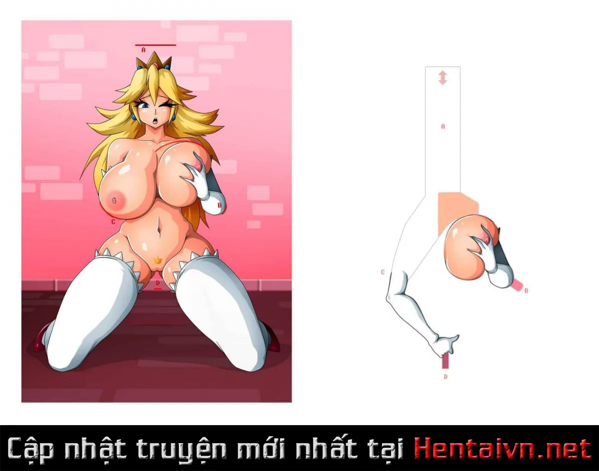 HentaiVN.net - Ảnh 55 - Princess Peach - Help Me Mario - Phần 1