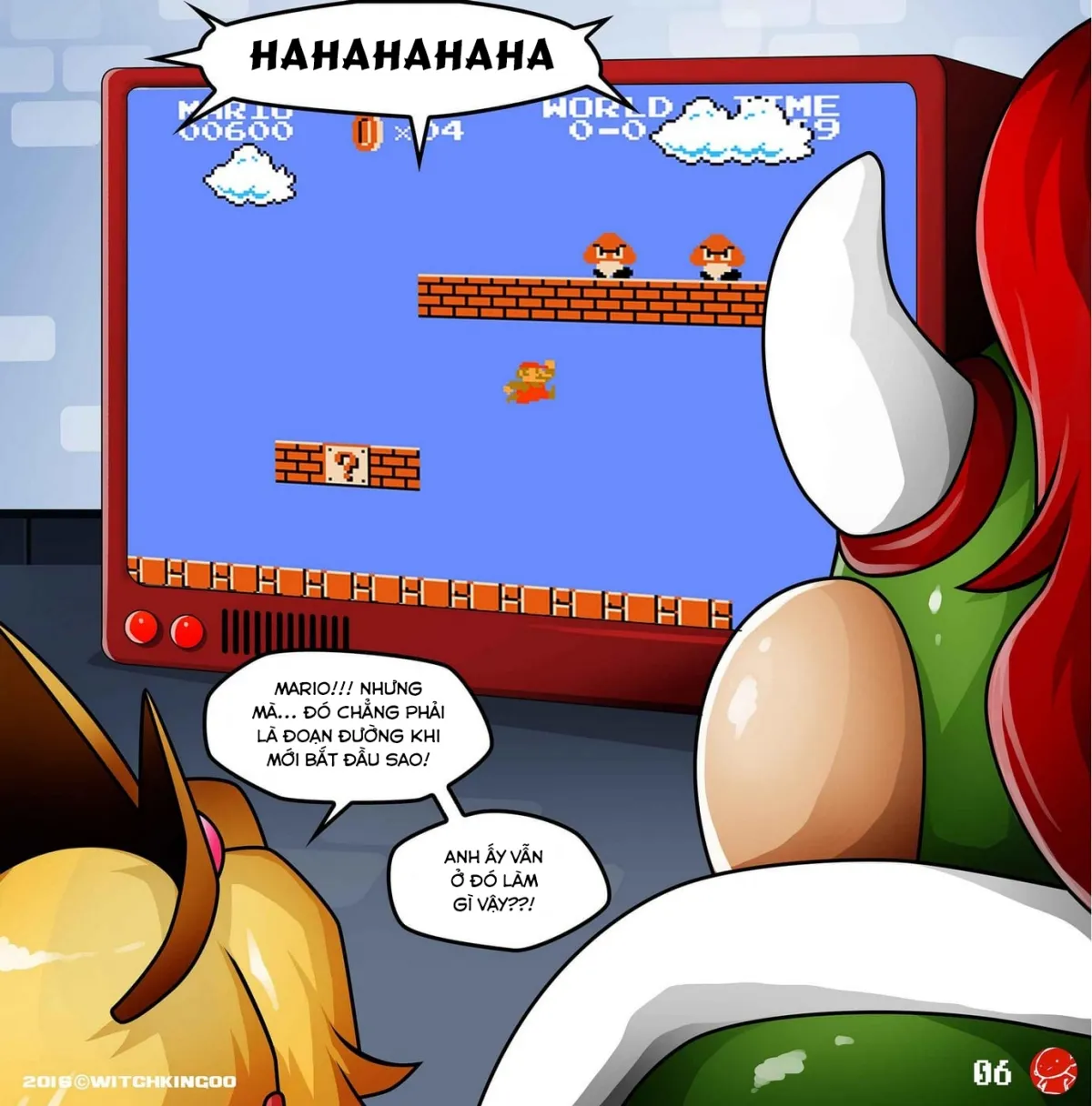 HentaiVN.net - Ảnh 8 - Princess Peach - Help Me Mario - Phần 1