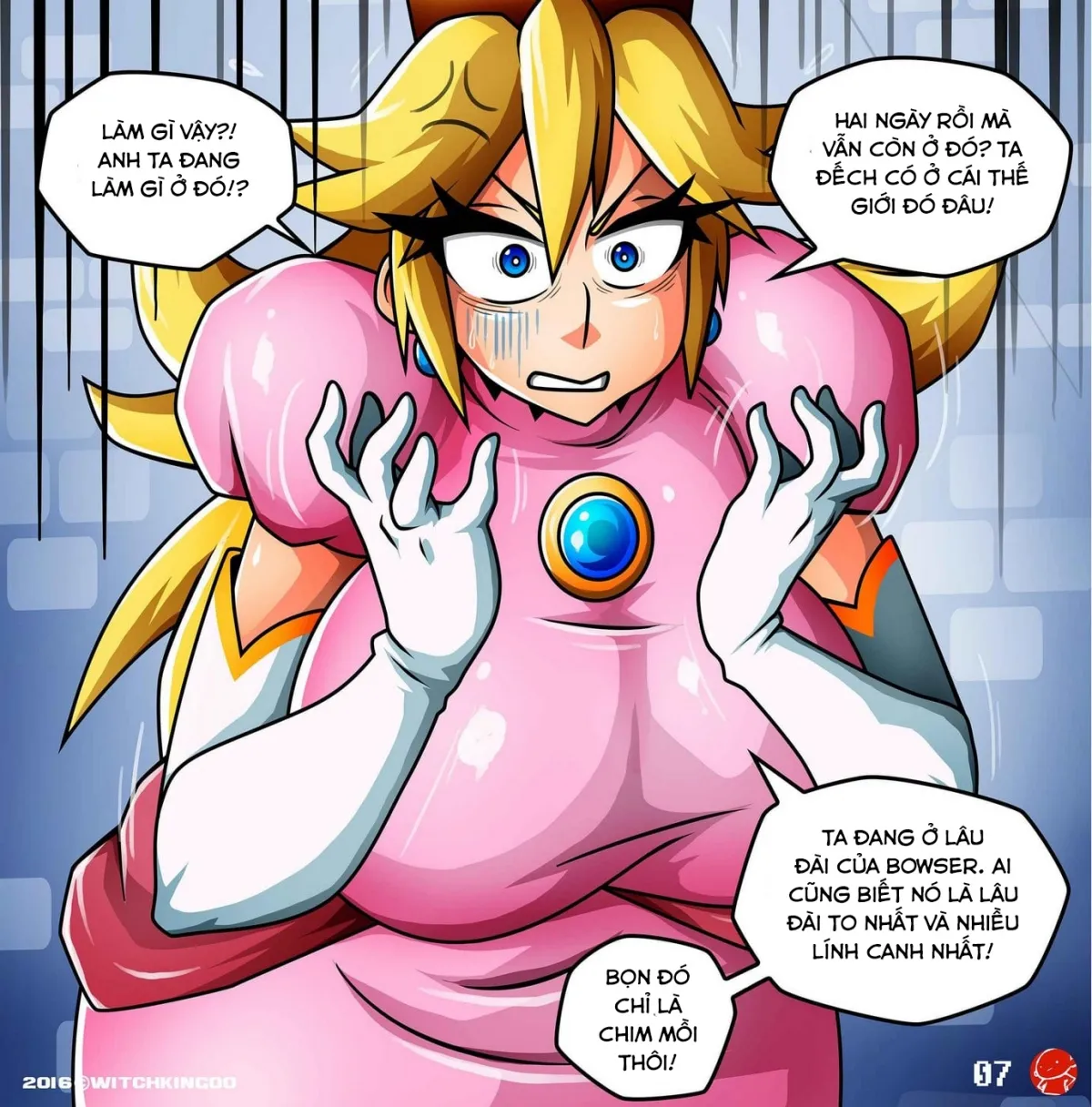 HentaiVN.net - Ảnh 9 - Princess Peach - Help Me Mario - Phần 1