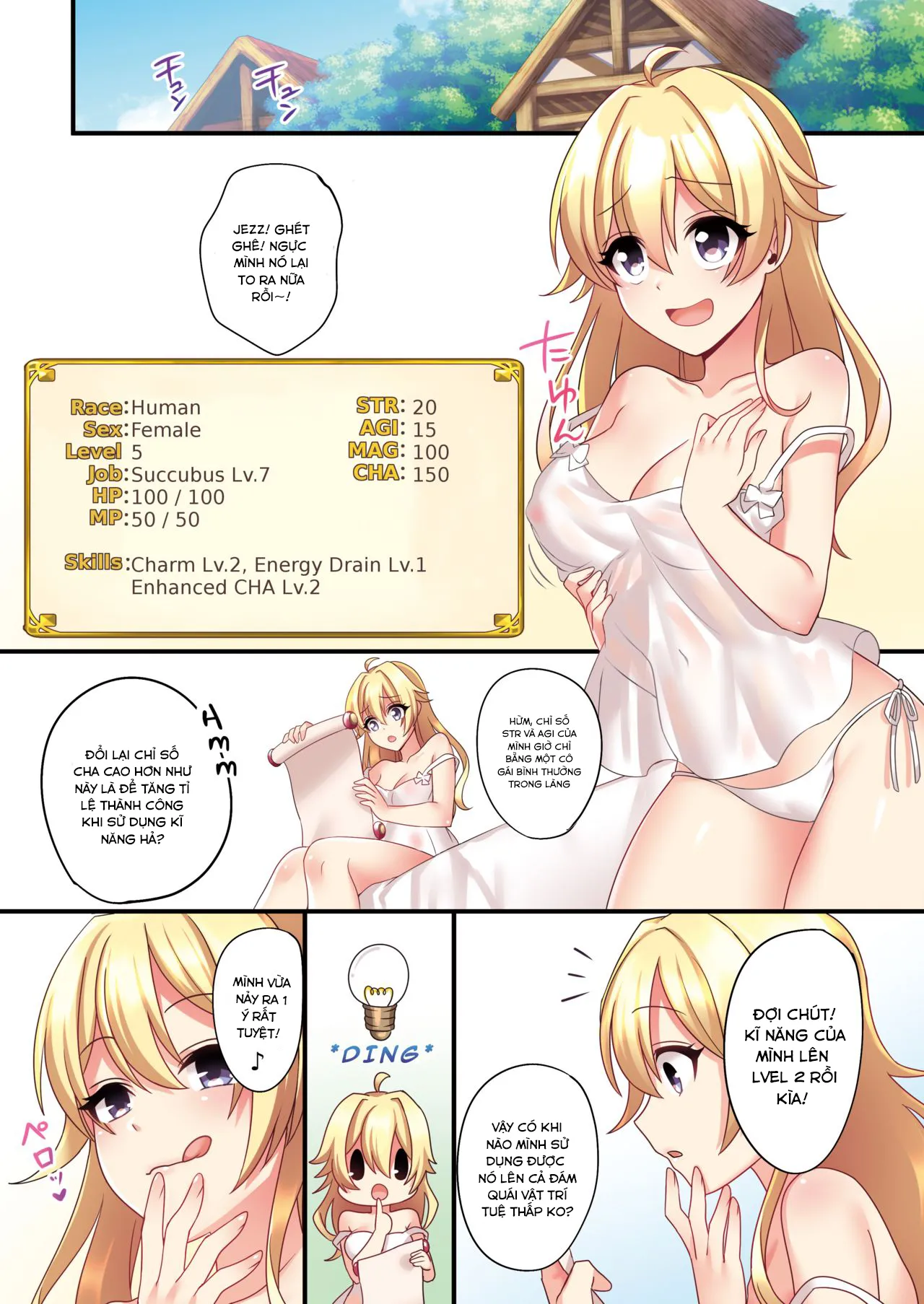 HentaiVN.net - Ảnh 22 - Sakyubasu ♀ ni Kyousei Tenshoku Saserareta Ore ♂ [I (♂) Was Forcibly Changed Into A Succubus] - Oneshot