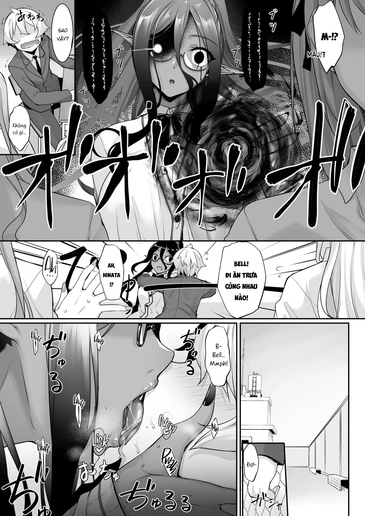 HentaiVN.net - Ảnh 7 - Nàng dark elf tự cao vì tôi mà đến thế giới khác [Chotto dake Ai ga Omoi Dark Elf ga Isekai kara Oikakete Kita] - Chap 2