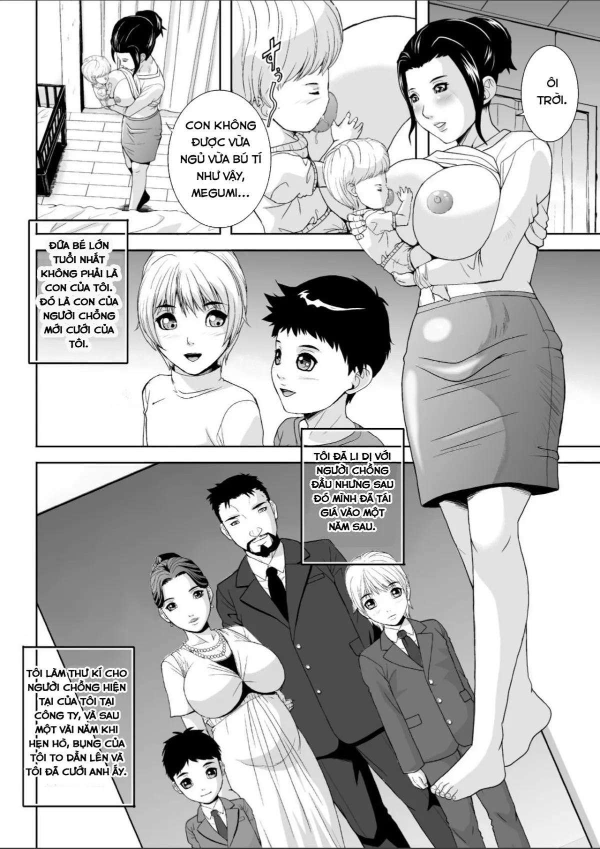 HentaiVN.net - Ảnh 6 - Keibo Ryouko [Stepmother Ryouko] - Chap 1