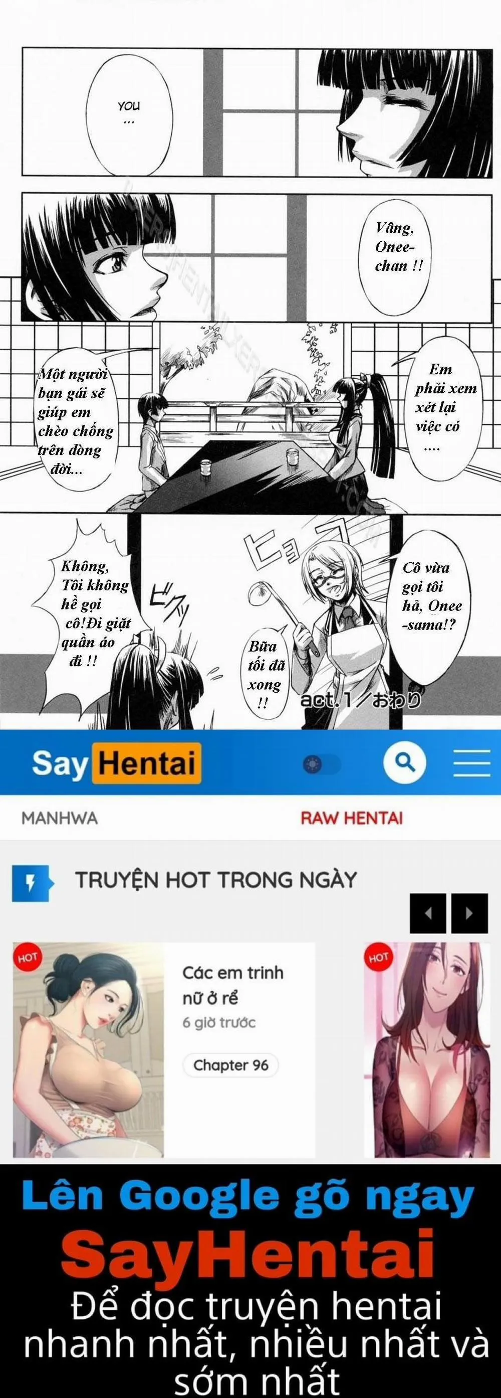 HentaiVN.net - Ảnh 30 - Double Helix of Her and the Older Sister - Chương 1