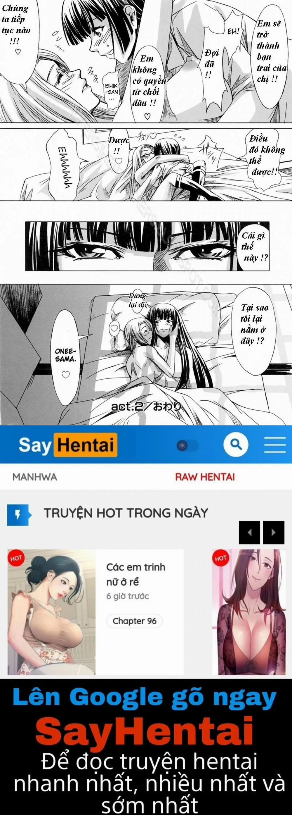 HentaiVN.net - Ảnh 28 - Double Helix of Her and the Older Sister - Chương 2