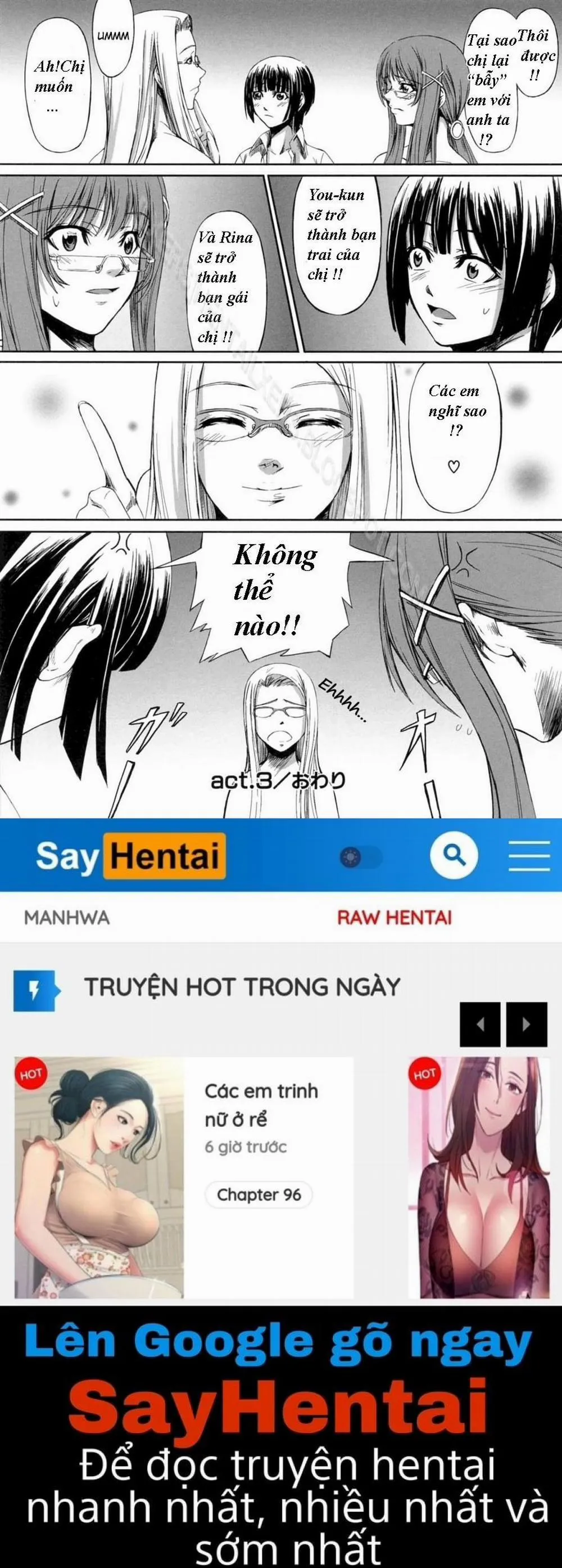 HentaiVN.net - Ảnh 30 - Double Helix of Her and the Older Sister - Chương 3