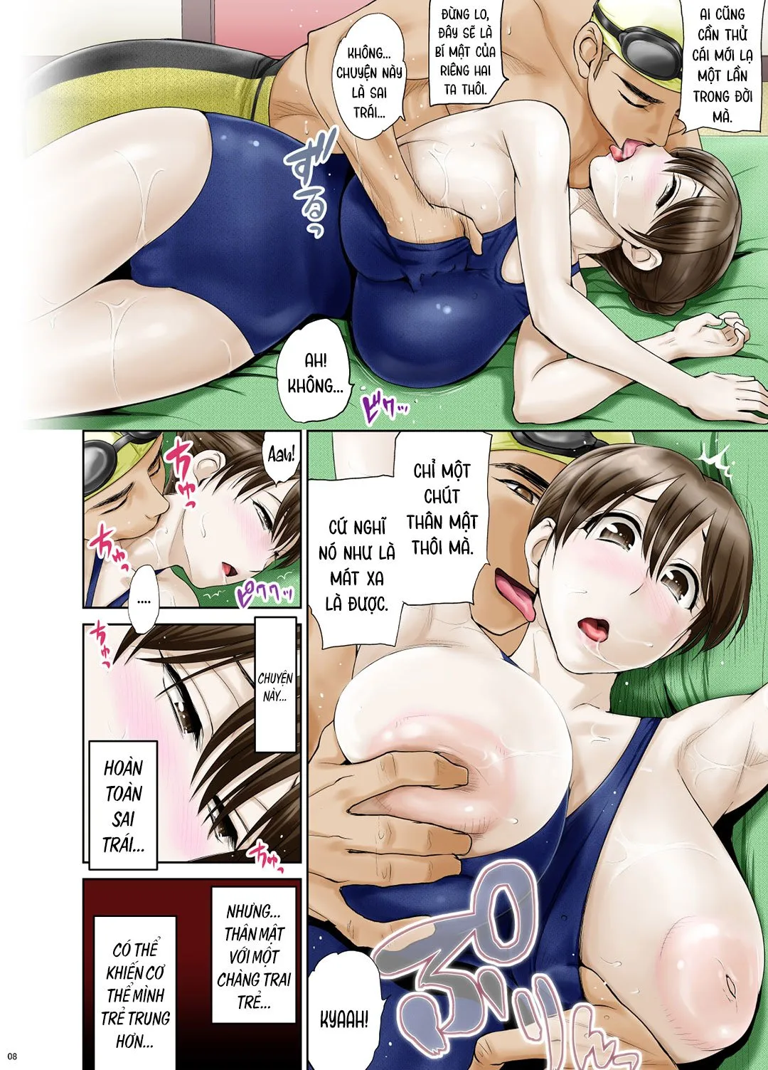 HentaiVN.net - Ảnh 10 - Người vợ muốn có con [Okute de Mikaihatsu no Seijun Tsuma Tomomi] - Oneshot