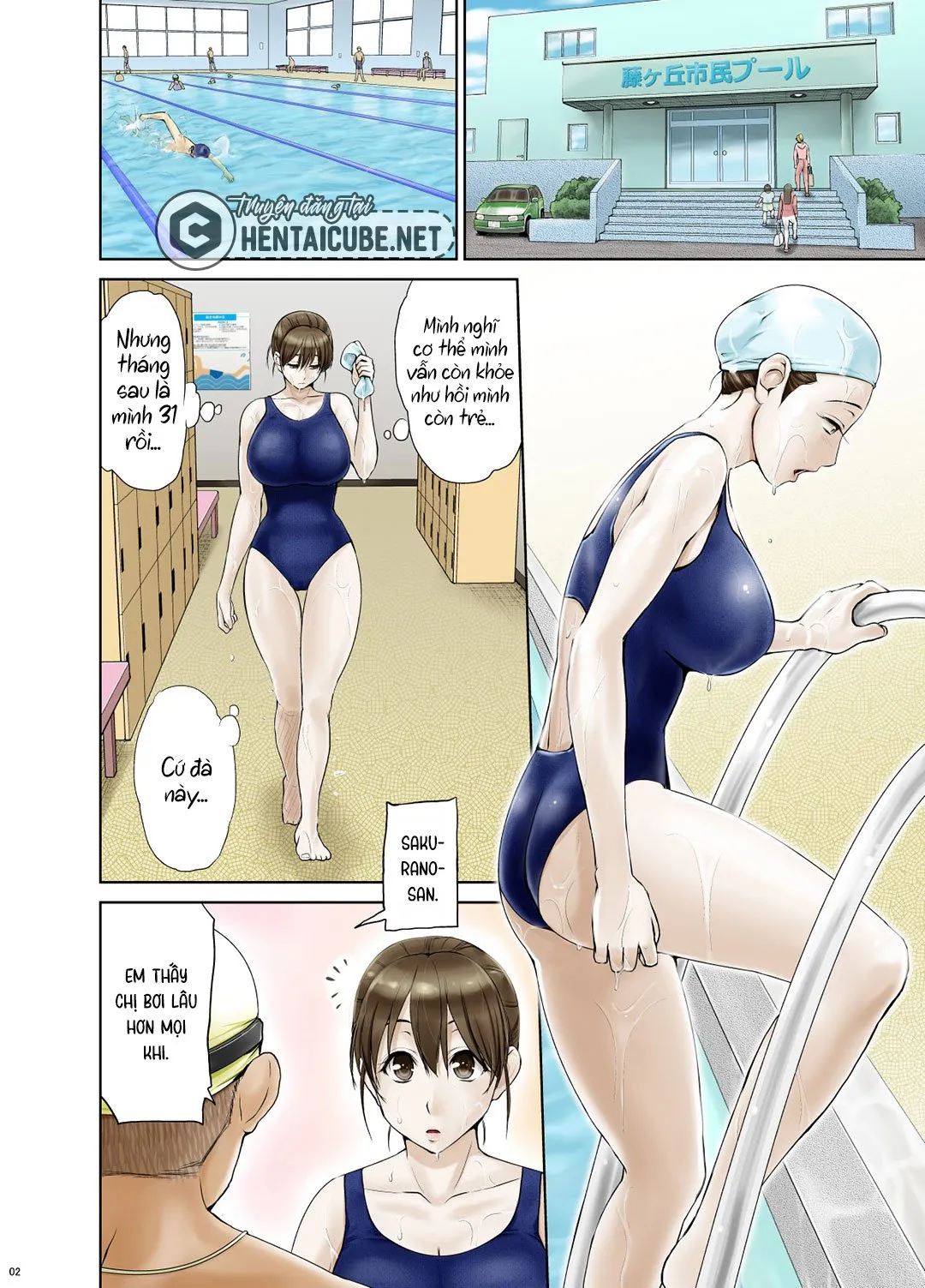 HentaiVN.net - Ảnh 4 - Người vợ muốn có con [Okute de Mikaihatsu no Seijun Tsuma Tomomi] - Oneshot