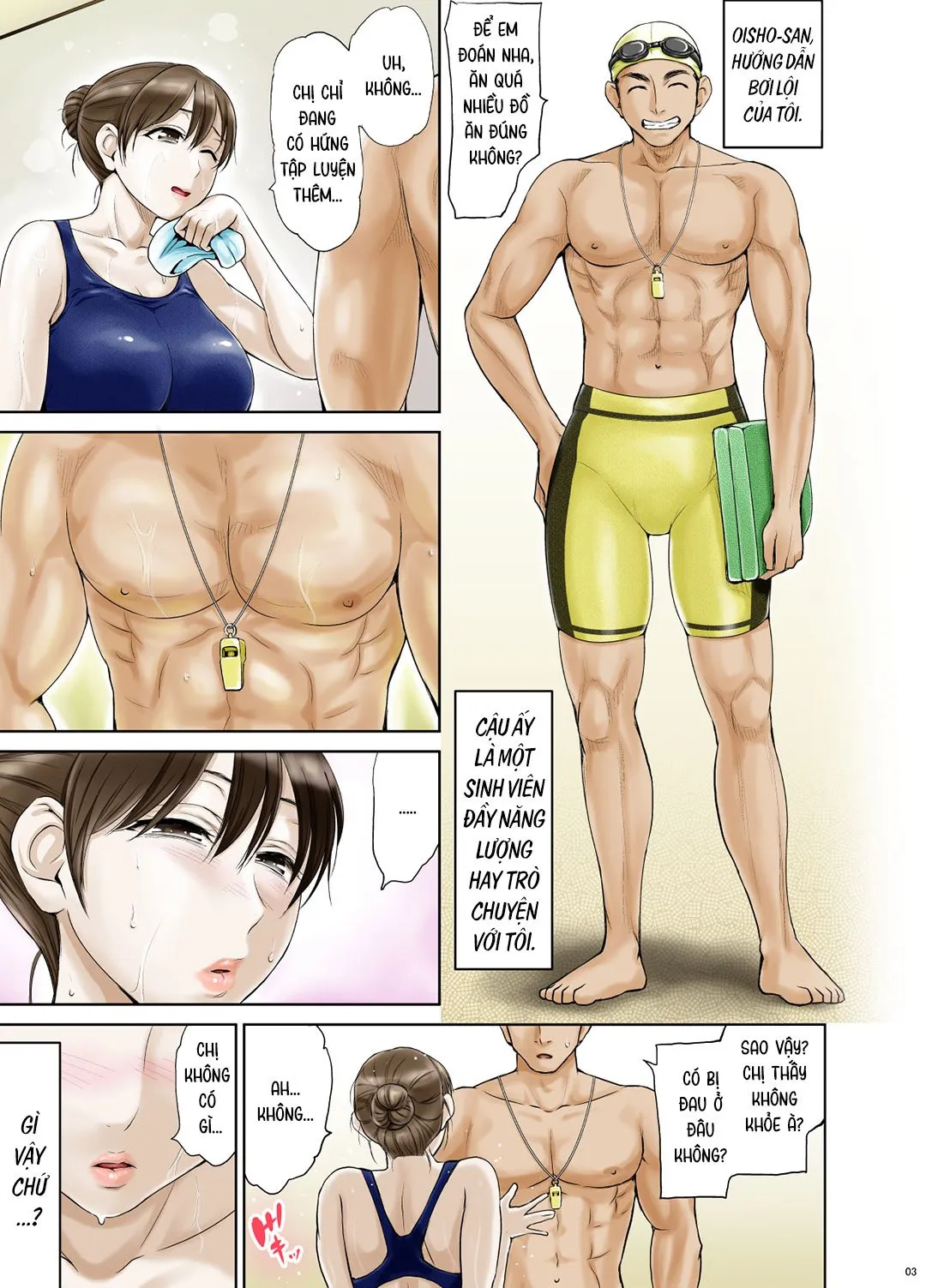 HentaiVN.net - Ảnh 5 - Người vợ muốn có con [Okute de Mikaihatsu no Seijun Tsuma Tomomi] - Oneshot