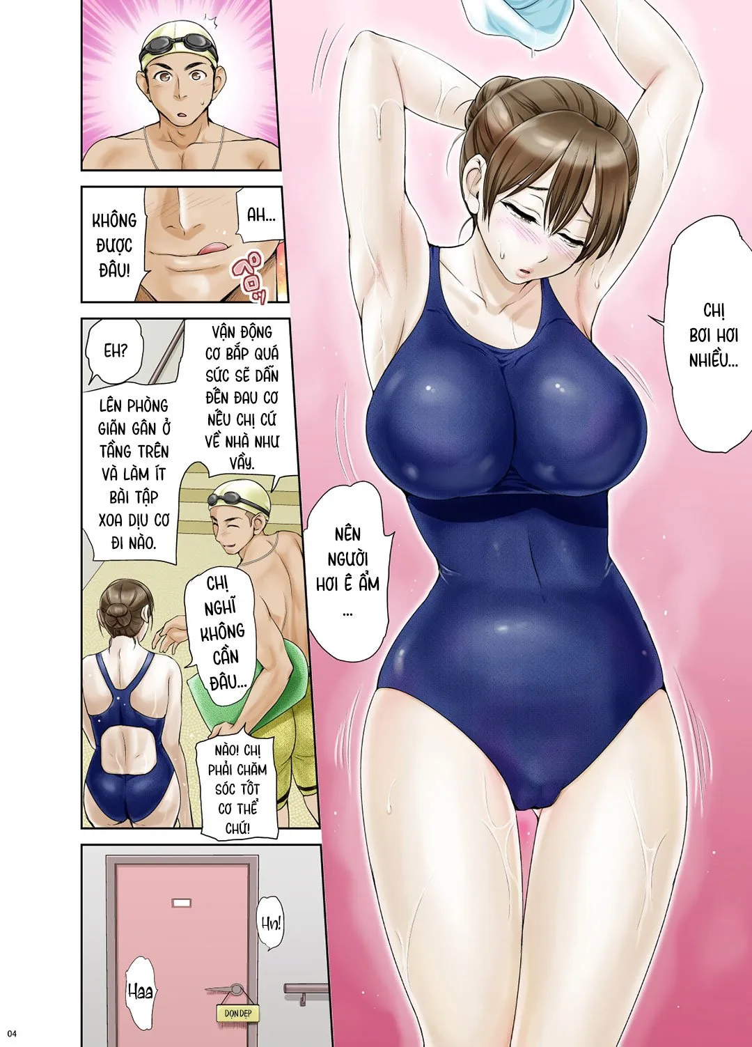 HentaiVN.net - Ảnh 6 - Người vợ muốn có con [Okute de Mikaihatsu no Seijun Tsuma Tomomi] - Oneshot
