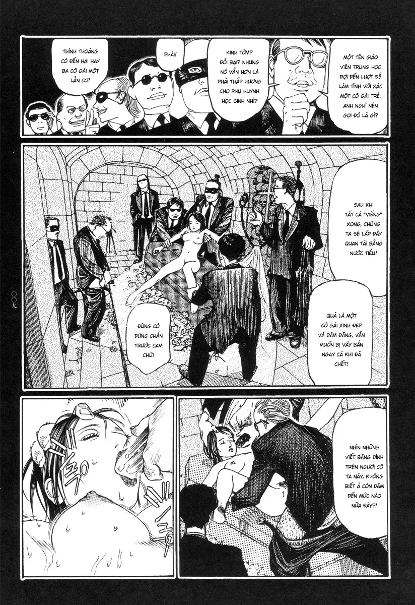 HentaiVN.net - Ảnh 11 - Ban chuyên án dị thường Maru PSI [Ryouki Keiji MARUSAI; 猟奇刑事マルサイ] - Chap 1: Tang lễ sống