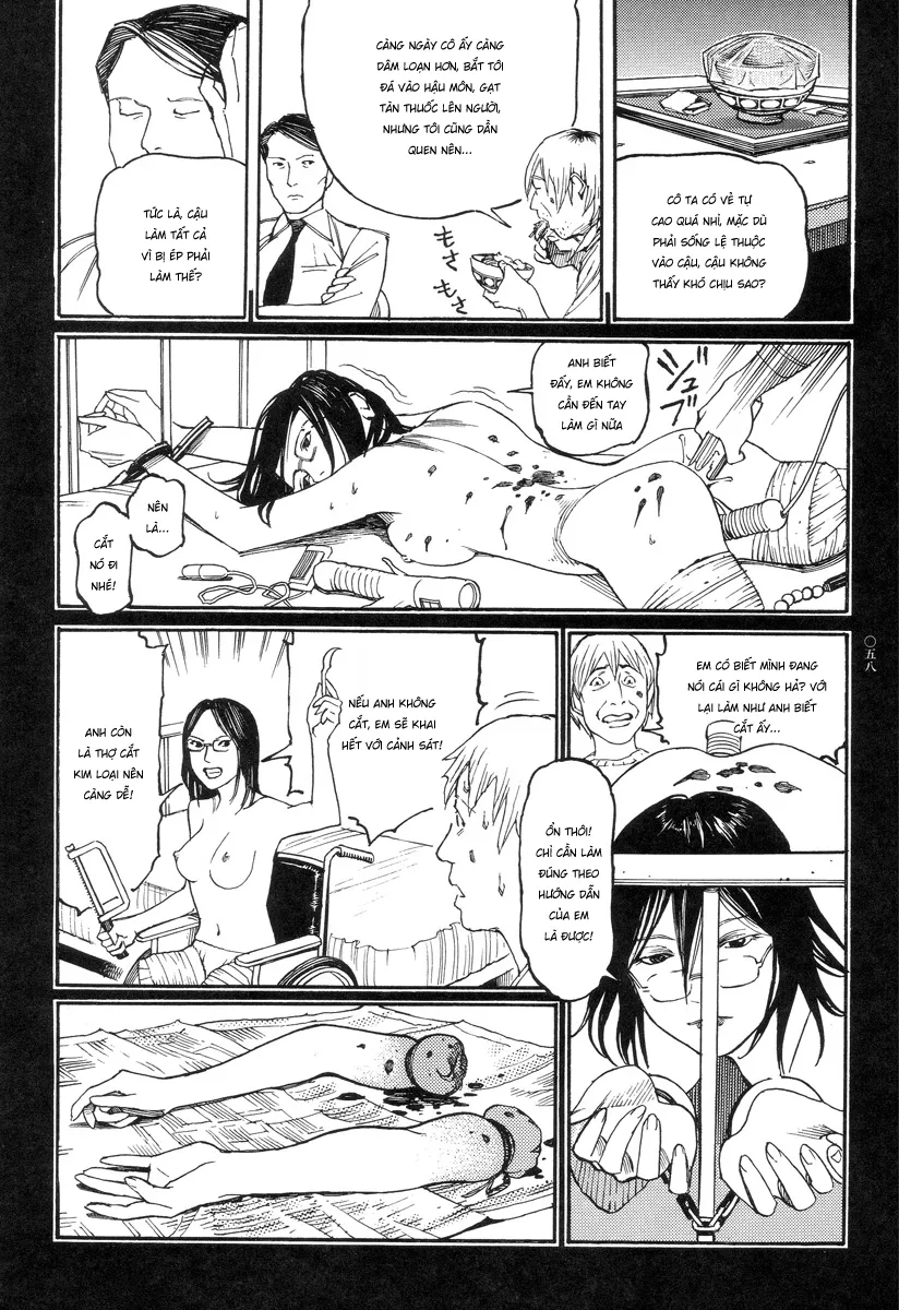 HentaiVN.net - Ảnh 16 - Ban chuyên án dị thường Maru PSI [Ryouki Keiji MARUSAI; 猟奇刑事マルサイ] - Chap 3: Bác sĩ Điên loạn
