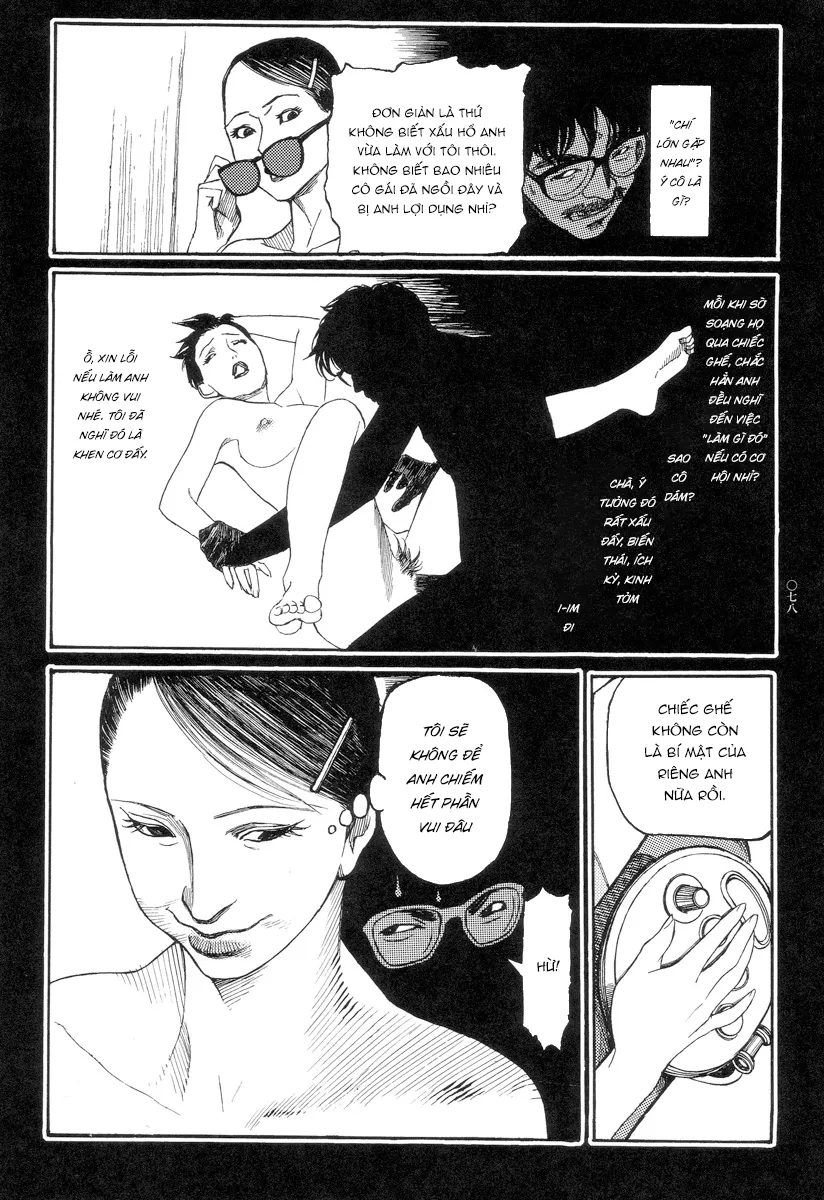 HentaiVN.net - Ảnh 14 - Ban chuyên án dị thường Maru PSI [Ryouki Keiji MARUSAI; 猟奇刑事マルサイ] - Chap 4: Người - Ghế