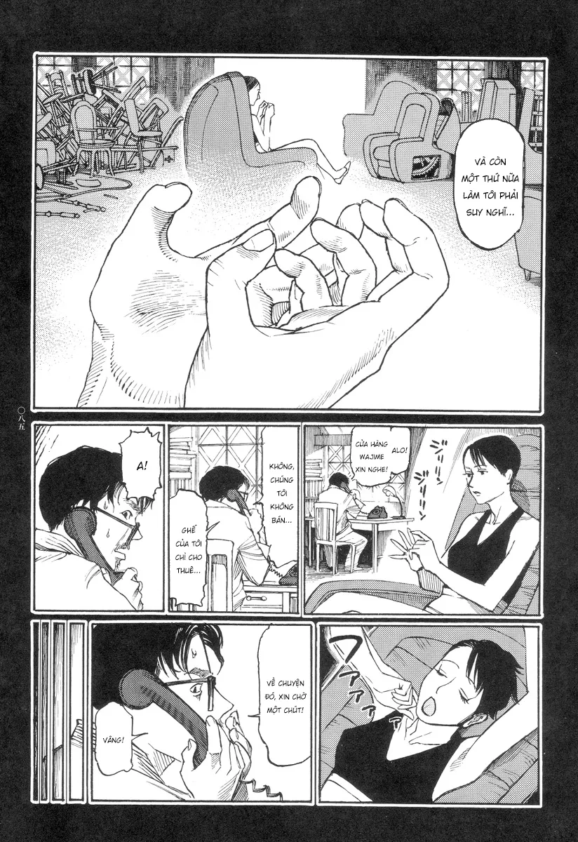 HentaiVN.net - Ảnh 21 - Ban chuyên án dị thường Maru PSI [Ryouki Keiji MARUSAI; 猟奇刑事マルサイ] - Chap 4: Người - Ghế