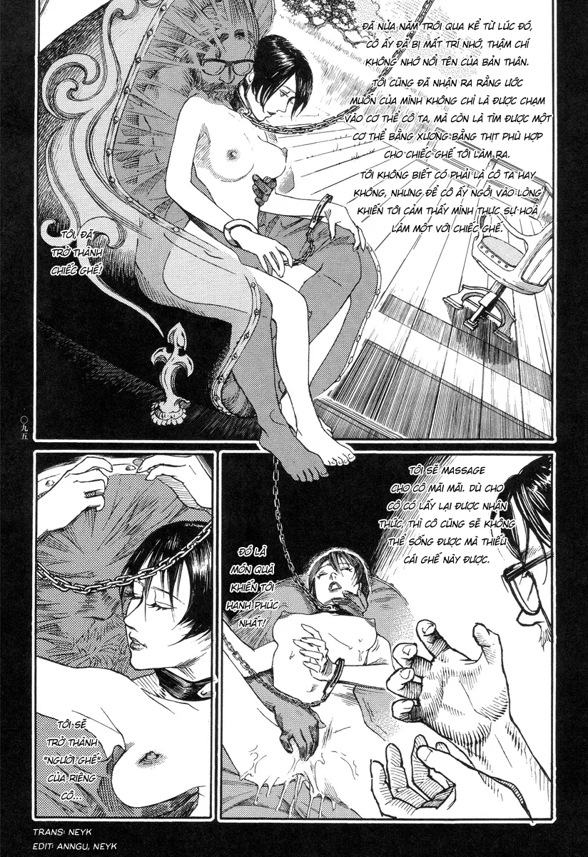 HentaiVN.net - Ảnh 31 - Ban chuyên án dị thường Maru PSI [Ryouki Keiji MARUSAI; 猟奇刑事マルサイ] - Chap 4: Người - Ghế