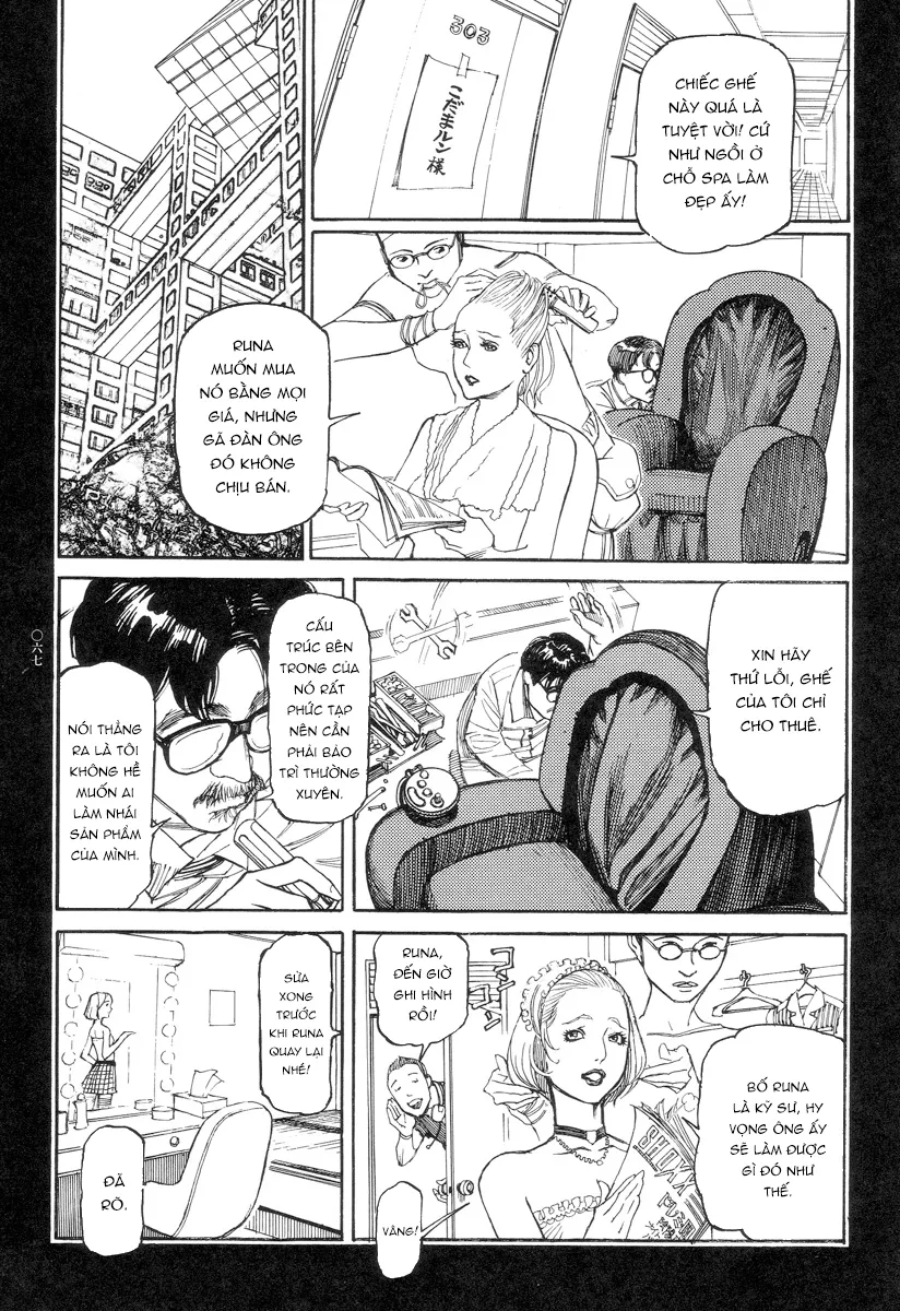 HentaiVN.net - Ảnh 3 - Ban chuyên án dị thường Maru PSI [Ryouki Keiji MARUSAI; 猟奇刑事マルサイ] - Chap 4: Người - Ghế
