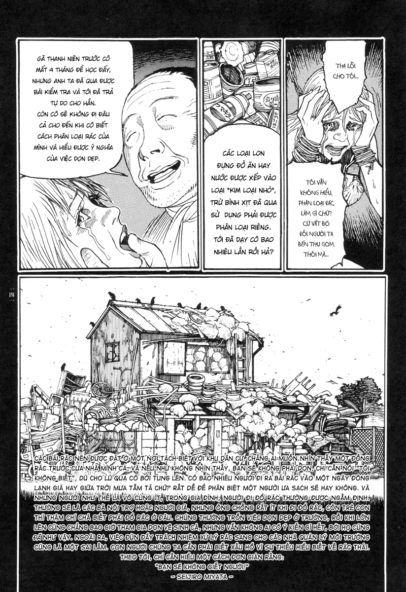 HentaiVN.net - Ảnh 15 - Ban chuyên án dị thường Maru PSI [Ryouki Keiji MARUSAI; 猟奇刑事マルサイ] - Chap 6: Ngôi nhà Rác