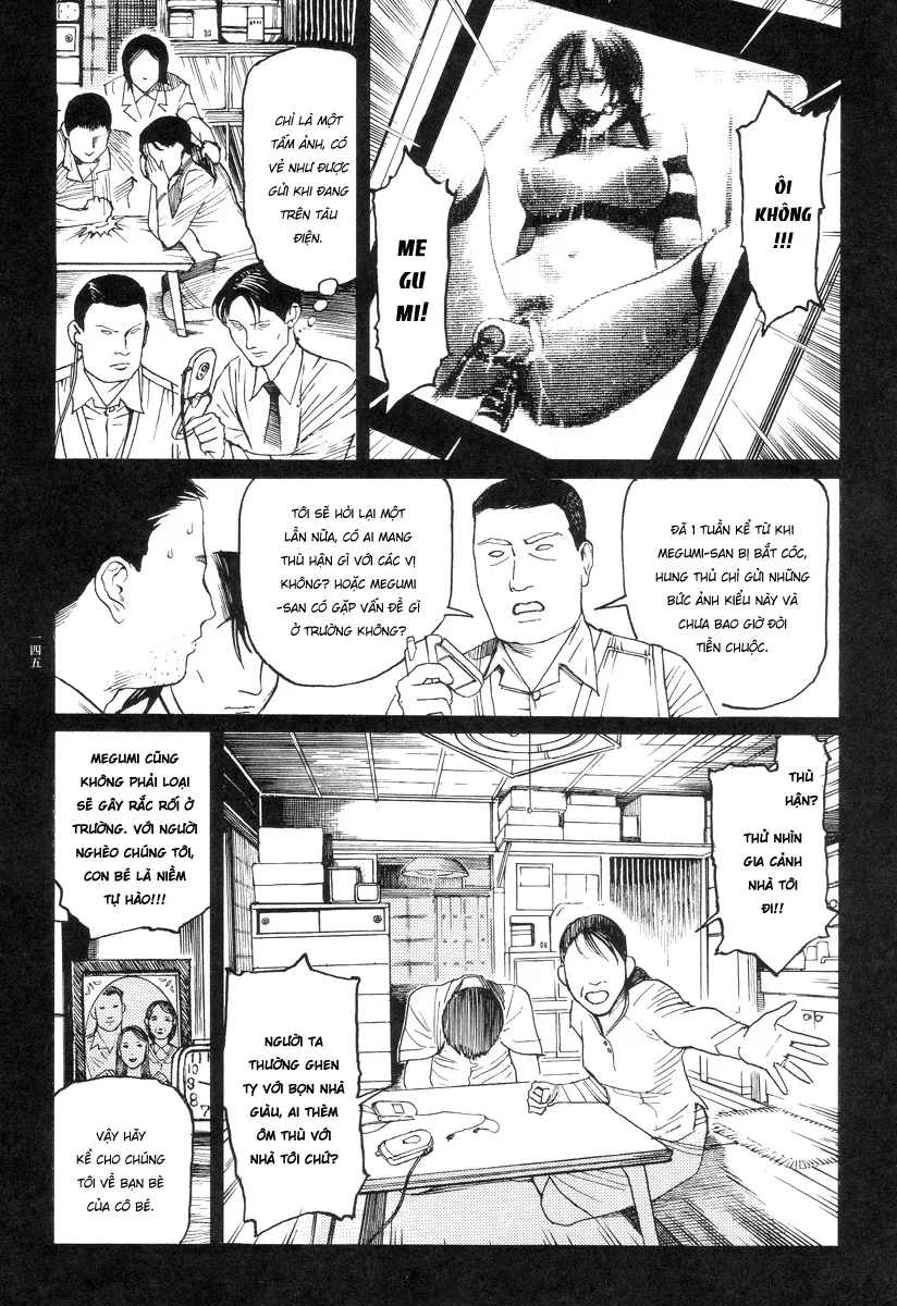 HentaiVN.net - Ảnh 5 - Ban chuyên án dị thường Maru PSI [Ryouki Keiji MARUSAI; 猟奇刑事マルサイ] - Chap 7: Không thể tha thứ