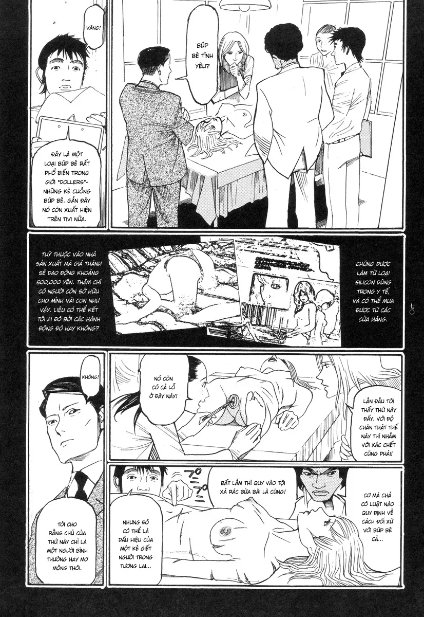 HentaiVN.net - Ảnh 6 - Ban chuyên án dị thường Maru PSI [Ryouki Keiji MARUSAI; 猟奇刑事マルサイ] - Chap 8: Con gái Silicon