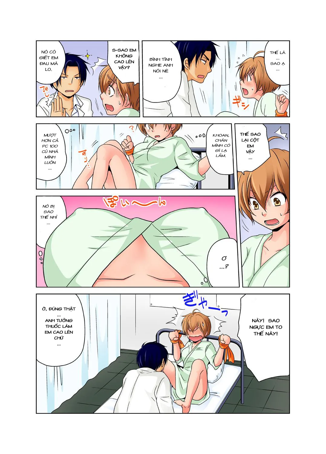 HentaiVN.net - Ảnh 6 - Sự cố thí nghiệm hoá học [Nyotaika de Ecchi Kenshin!?Mirudake tte Itta no ni...; Gender Bender Into Sexy Medical Examination! You said that you were only going to look...] - Cringe
