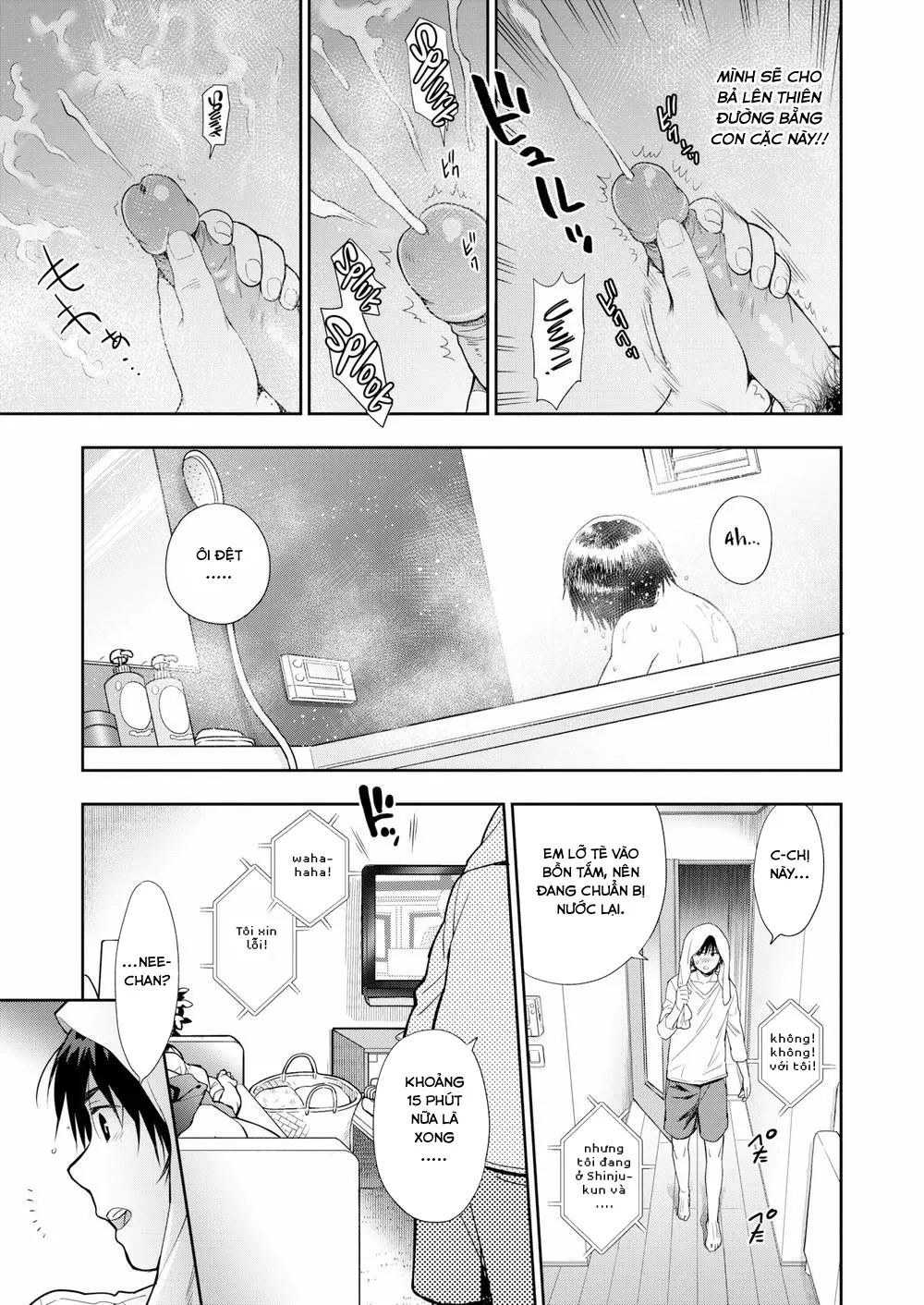 HentaiVN.net - Ảnh 6 - Hấp diêm con đuỹ chị đang ngủ [Sisterly Woman] - Oneshot