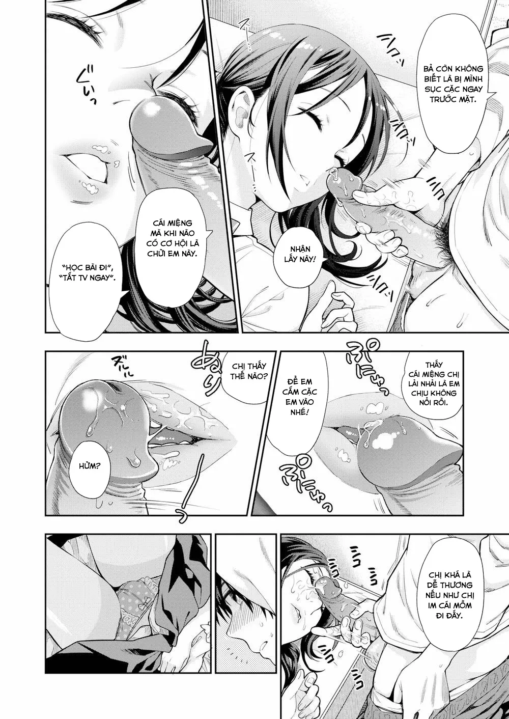 HentaiVN.net - Ảnh 9 - Hấp diêm con đuỹ chị đang ngủ [Sisterly Woman] - Oneshot
