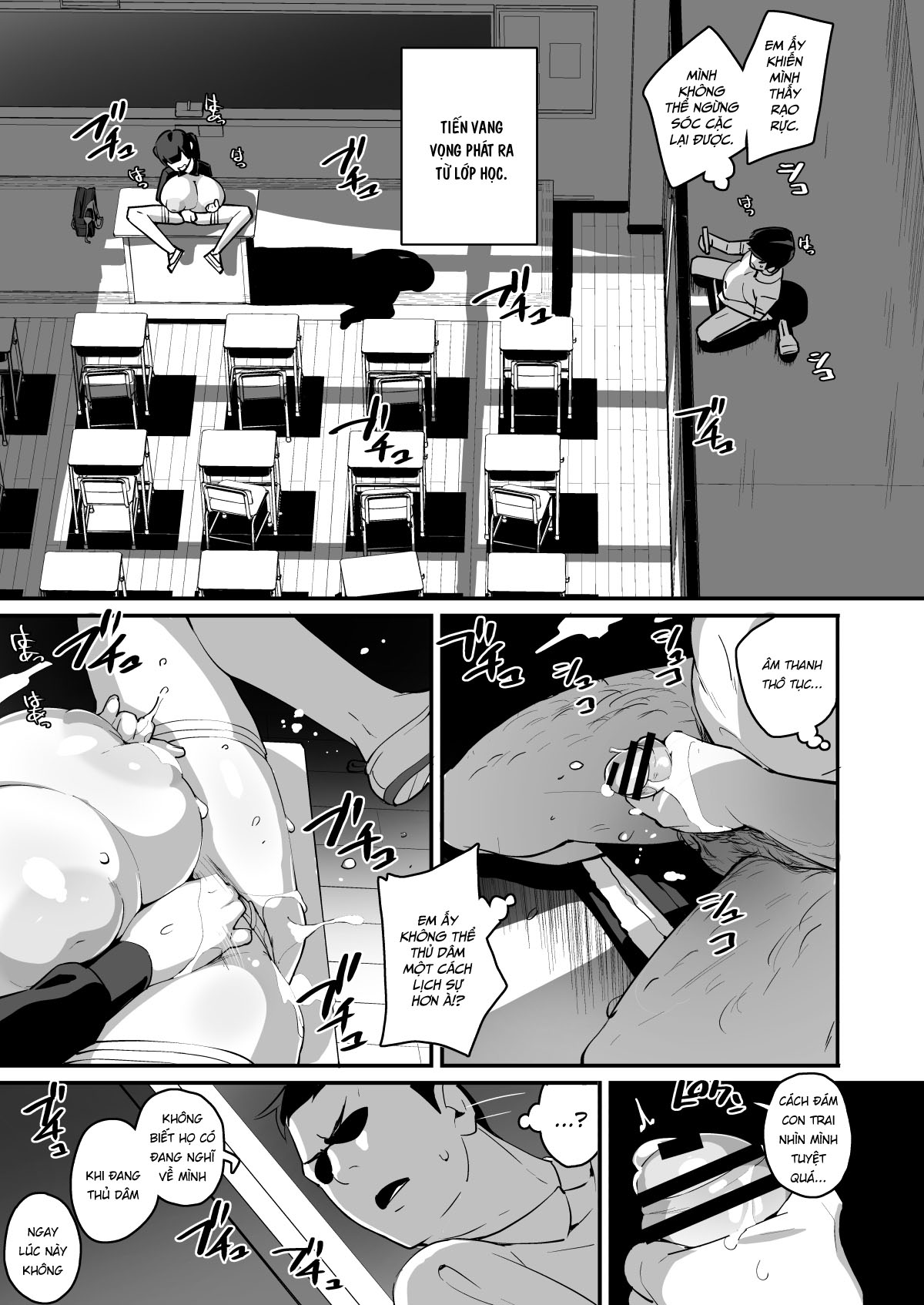 HentaiVN.net - Ảnh 13 - Bắt quả tang em học sinh vú bự [Muchimuchi Kyonyuu Tenkousei Kumokawa Suzuran ; Voluptuous, Buxom Transfer Student Kumokawa Suzuran ; ムチムチ巨乳転校生 雲川鈴蘭] - Phần 1