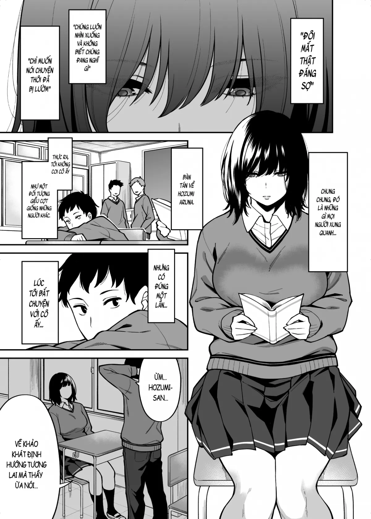 HentaiVN.net - Ảnh 3 - Nhỏ bạn cùng lớp với ánh mắt khó coi đó (nguyên tác) [Metsuki no Warui Class no Anoko; 目つきの悪いクラスのあの子] - Oneshot