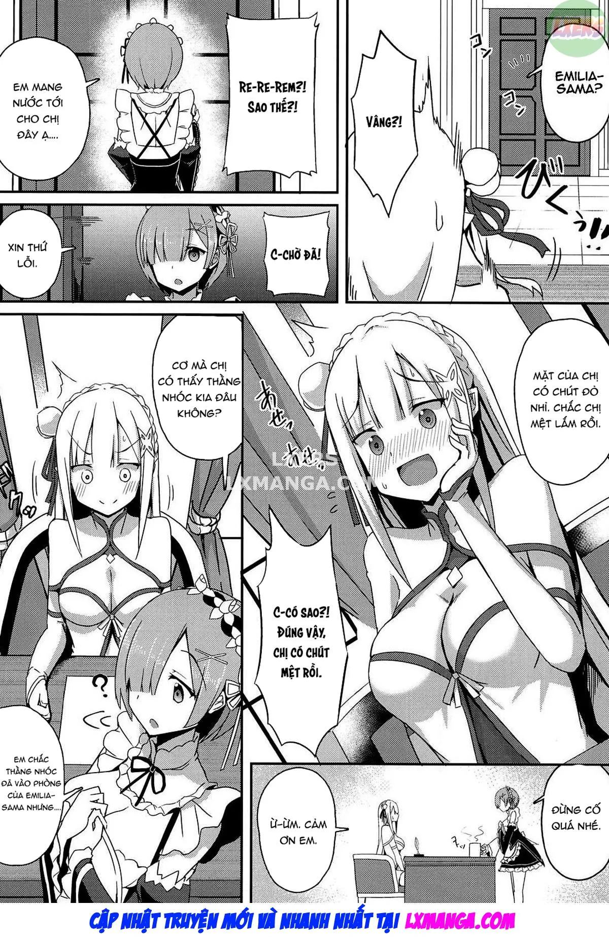 HentaiVN.net - Ảnh 6 - The Witch's Lingering Scent (Re: Zero) [Majo no nokoriga] - Chap 2