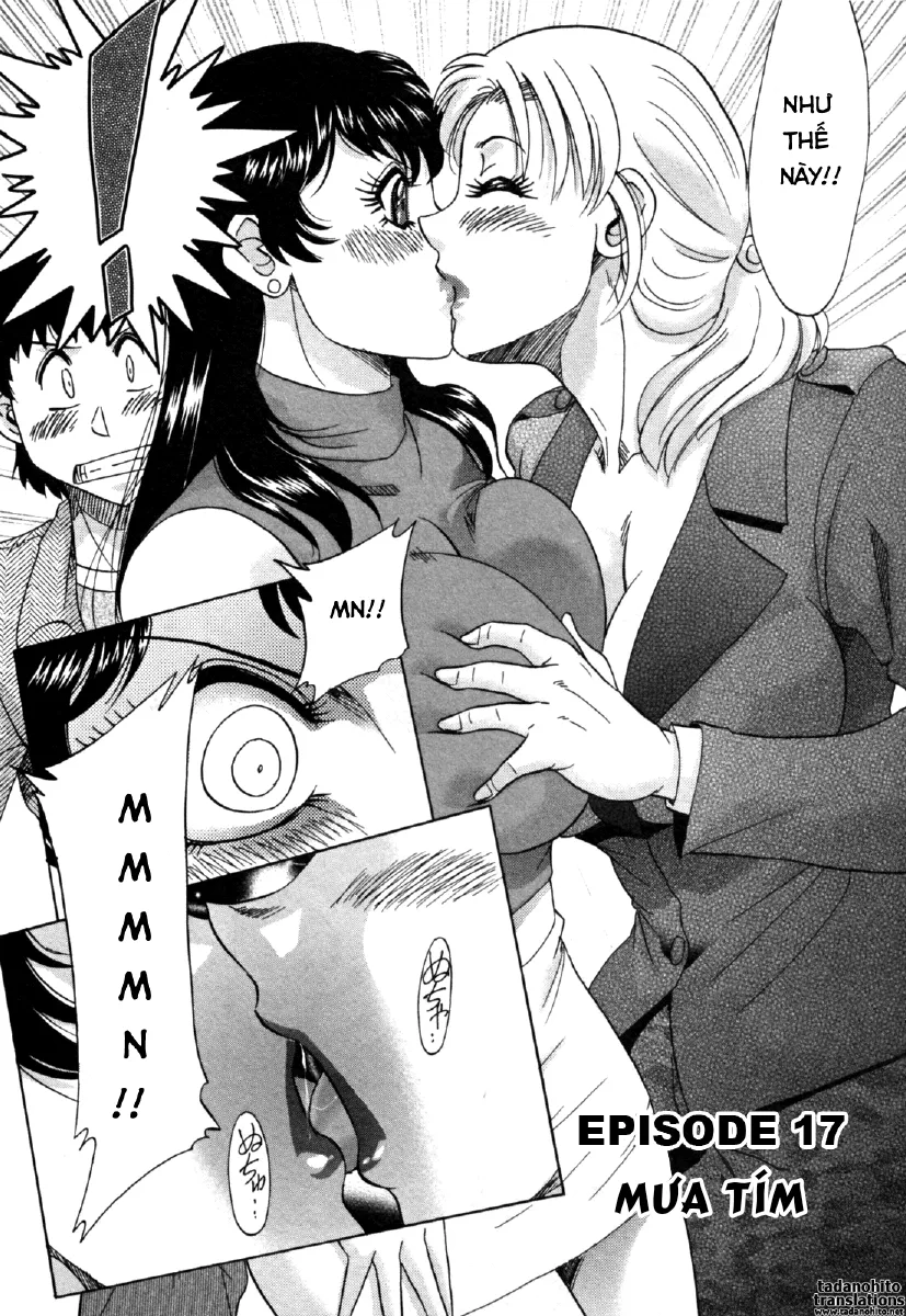 HentaiVN.net - Ảnh 4 - 2 người mẹ [Twins Mother] - Chap 17-Mưa tím