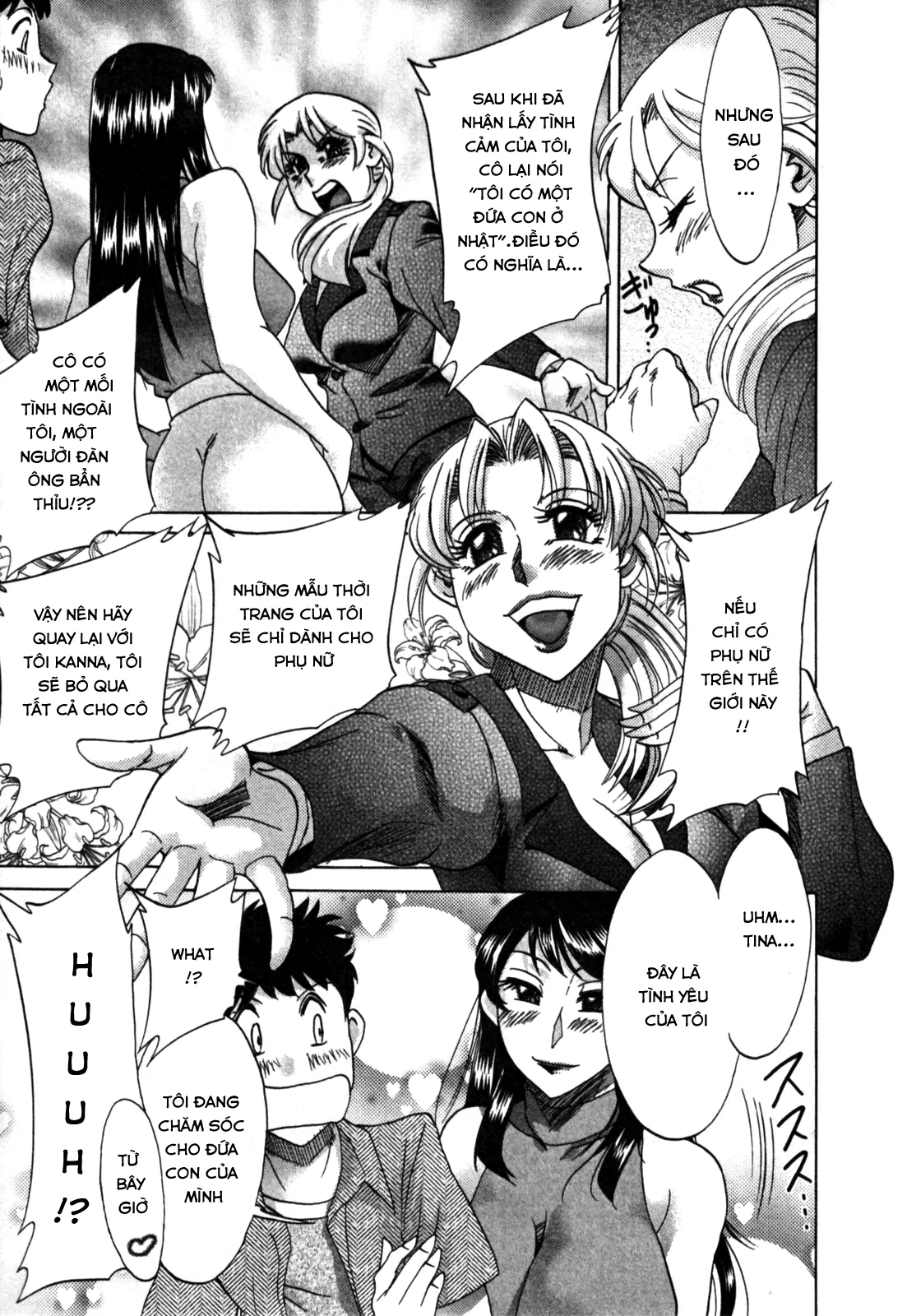HentaiVN.net - Ảnh 7 - 2 người mẹ [Twins Mother] - Chap 17-Mưa tím