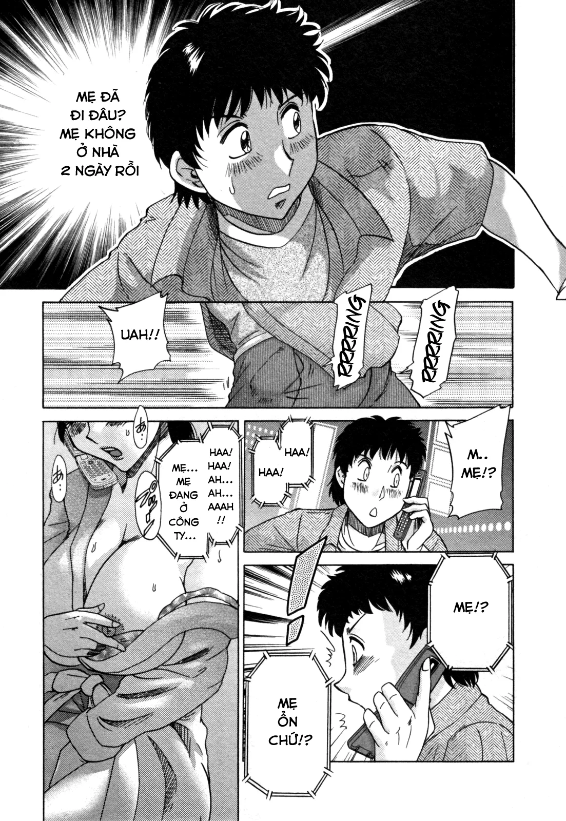 HentaiVN.net - Ảnh 7 - 2 người mẹ [Twins Mother] - Chap 18-Sâu hơn và hơn nữa