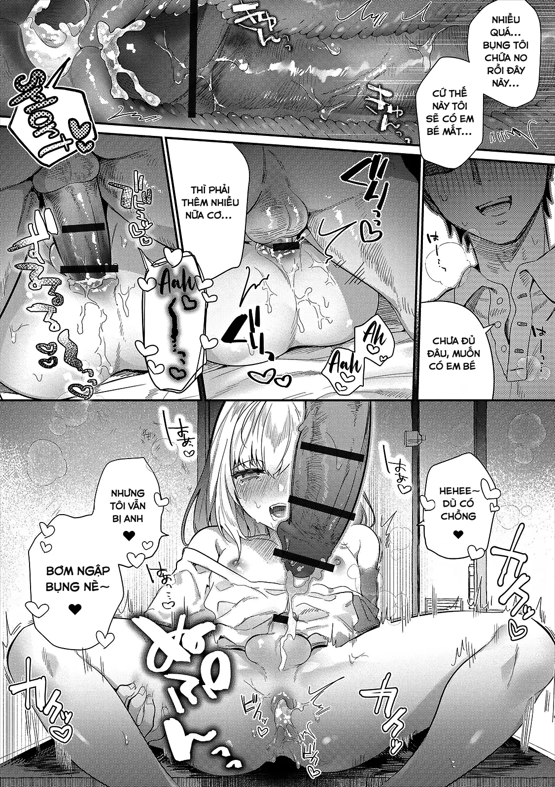 HentaiVN.net - Ảnh 16 - Chút vụng trộm của cô vợ dam dang [Hitozuma♂ Gogo no Sakusei Ajimi Special; A Wife♂'S Afternoon Cum-Tasting Special] - Oneshot