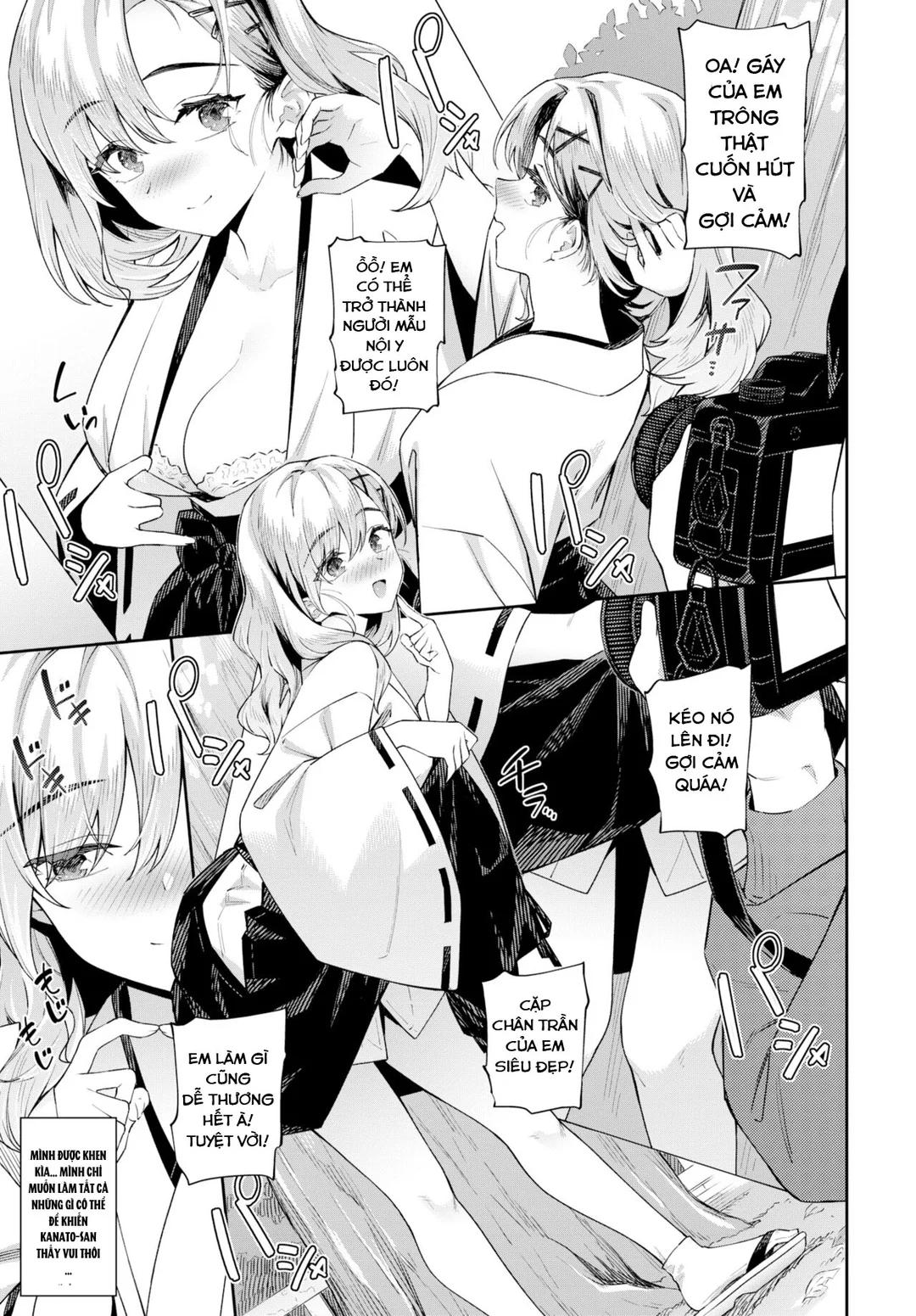 HentaiVN.net - Ảnh 4 - Mong nó mang lại may mắn - Oneshot
