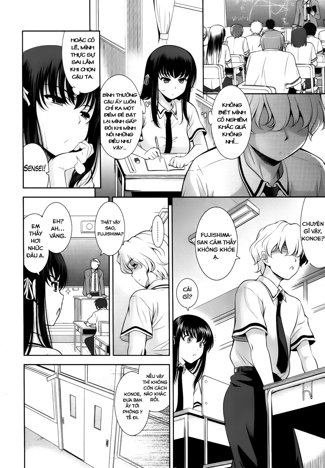HentaiVN.net - Ảnh 9 - Ngôi trường nơi mà tình yêu là không cần thiết [Renai Fuyou Gakuha; A School Where Love is Unnecessary; 恋愛不要学派] - Chapter 1