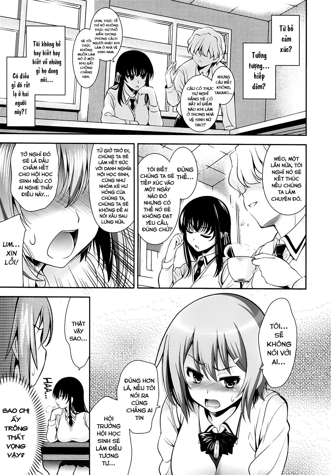 HentaiVN.net - Ảnh 6 - Ngôi trường nơi mà tình yêu là không cần thiết [Renai Fuyou Gakuha; A School Where Love is Unnecessary; 恋愛不要学派] - Chapter 2