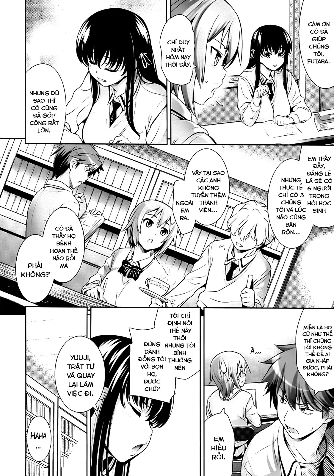 HentaiVN.net - Ảnh 7 - Ngôi trường nơi mà tình yêu là không cần thiết [Renai Fuyou Gakuha; A School Where Love is Unnecessary; 恋愛不要学派] - Chapter 3