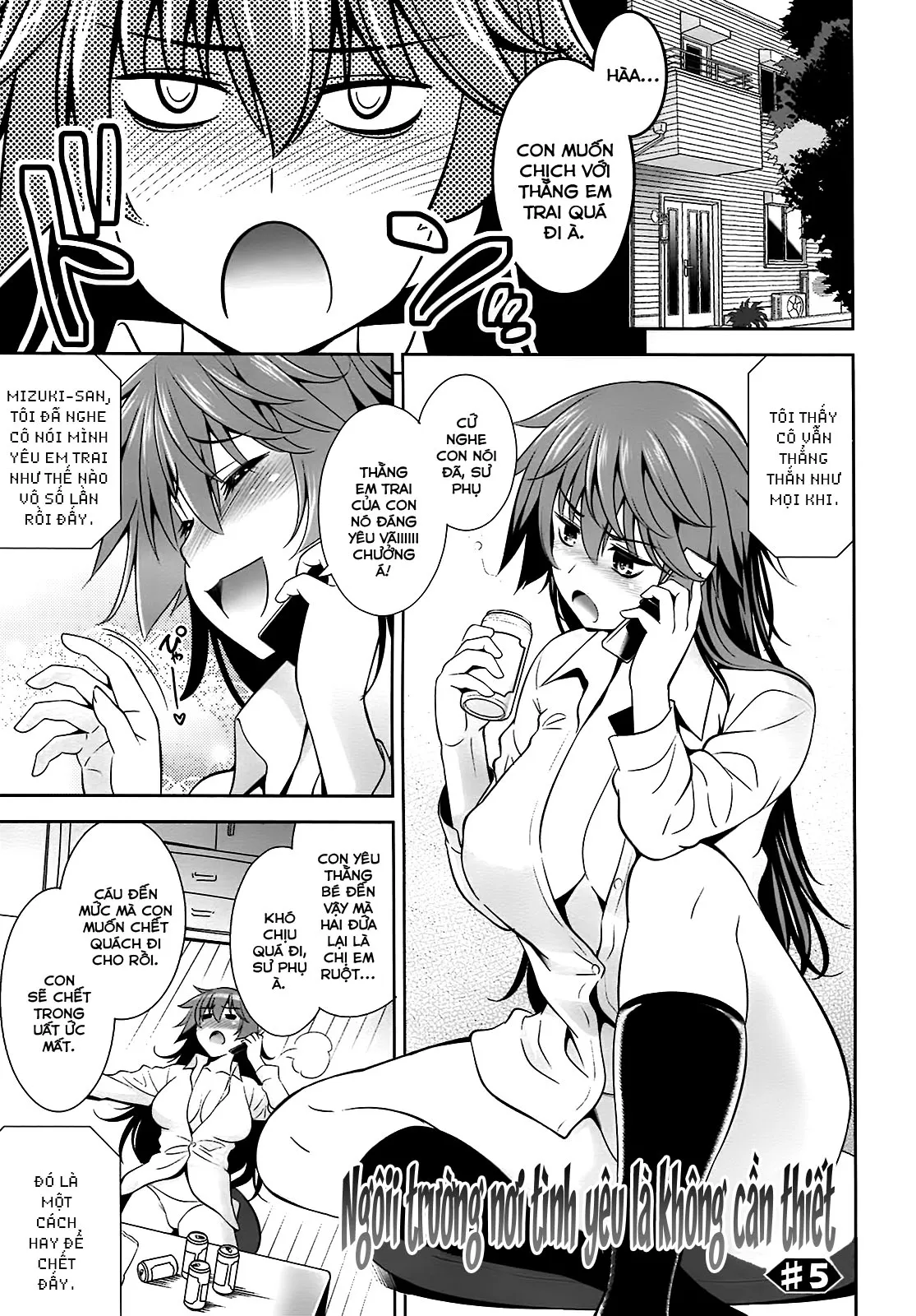 HentaiVN.net - Ảnh 3 - Ngôi trường nơi mà tình yêu là không cần thiết [Renai Fuyou Gakuha; A School Where Love is Unnecessary; 恋愛不要学派] - Chapter 5