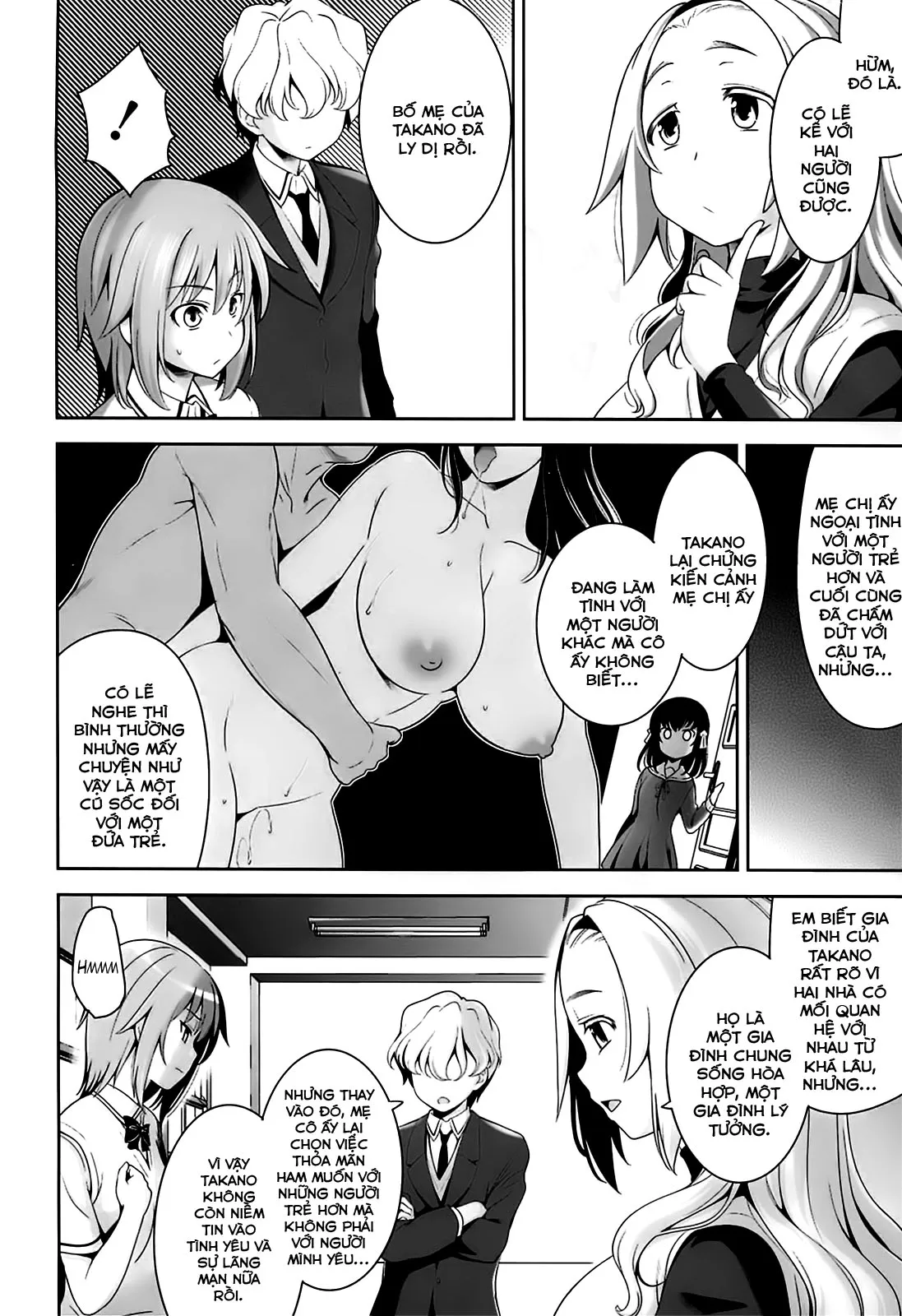 HentaiVN.net - Ảnh 6 - Ngôi trường nơi mà tình yêu là không cần thiết [Renai Fuyou Gakuha; A School Where Love is Unnecessary; 恋愛不要学派] - Chapter 8