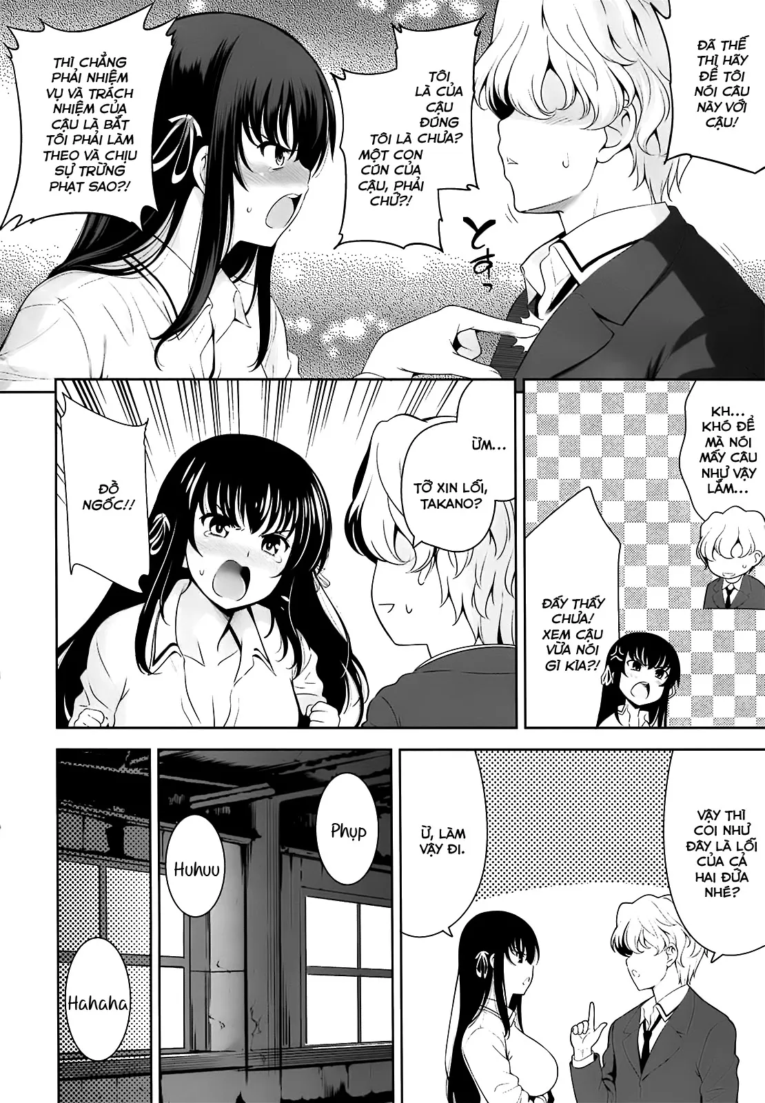 HentaiVN.net - Ảnh 7 - Ngôi trường nơi mà tình yêu là không cần thiết [Renai Fuyou Gakuha; A School Where Love is Unnecessary; 恋愛不要学派] - Chapter 9