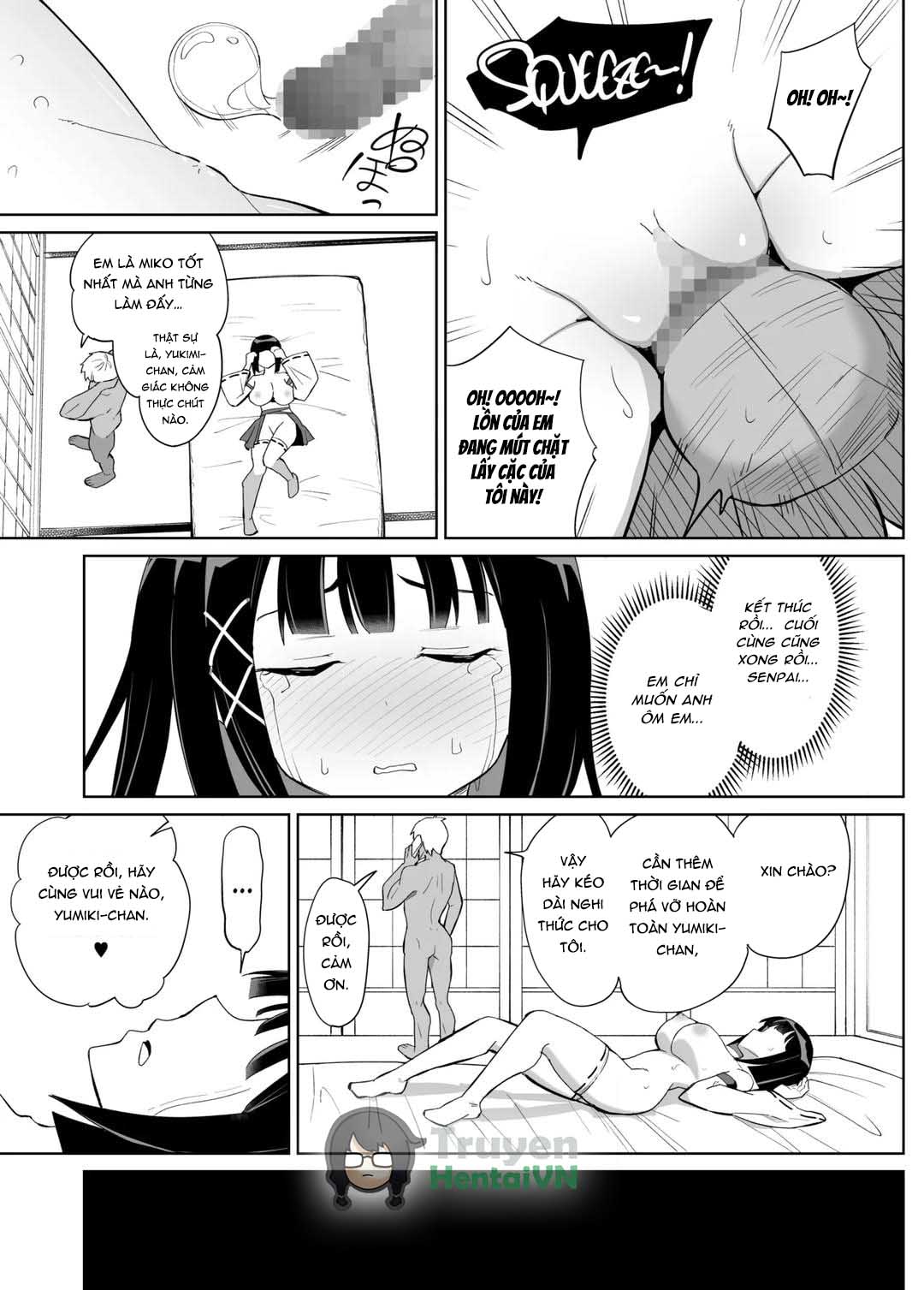 HentaiVN.net - Ảnh 21 - Kanojo wa Miko toshite Netorare Nakadashi Sareta - Oneshot