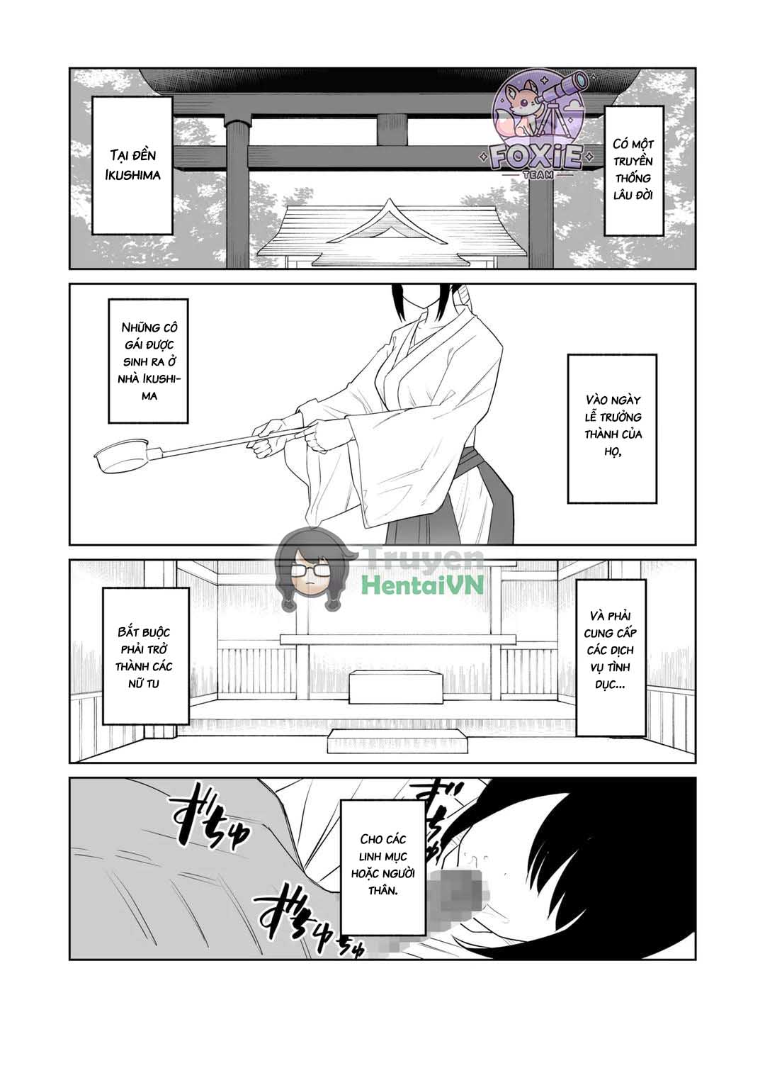 HentaiVN.net - Ảnh 3 - Kanojo wa Miko toshite Netorare Nakadashi Sareta - Oneshot