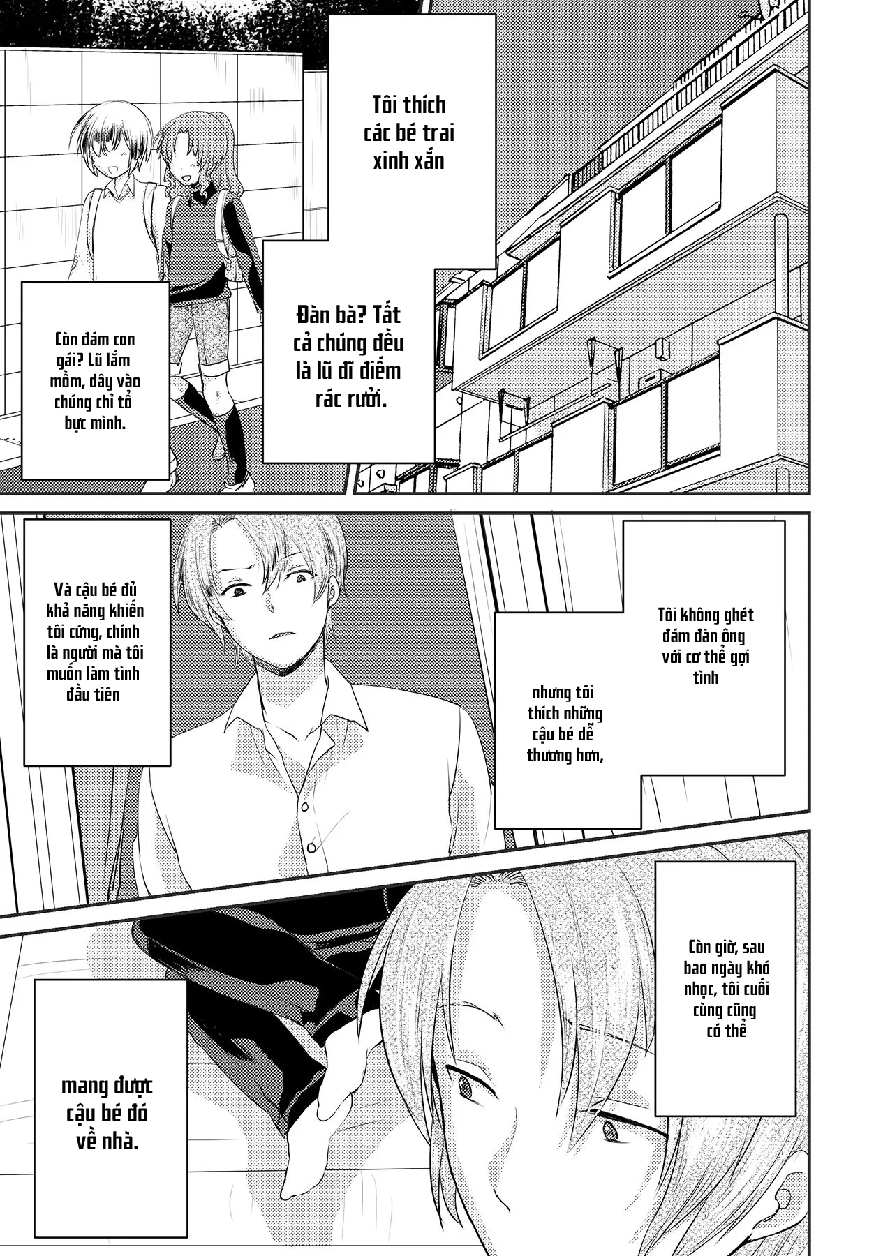 HentaiVN.net - Ảnh 5 - Yuukai Shita Shounen wa Psychopath [Tôi đã bắt nhầm một đứa tâm thần rồi] - Chap 1