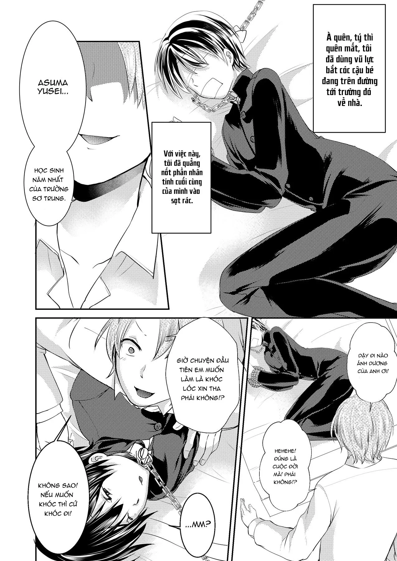 HentaiVN.net - Ảnh 6 - Yuukai Shita Shounen wa Psychopath [Tôi đã bắt nhầm một đứa tâm thần rồi] - Chap 1